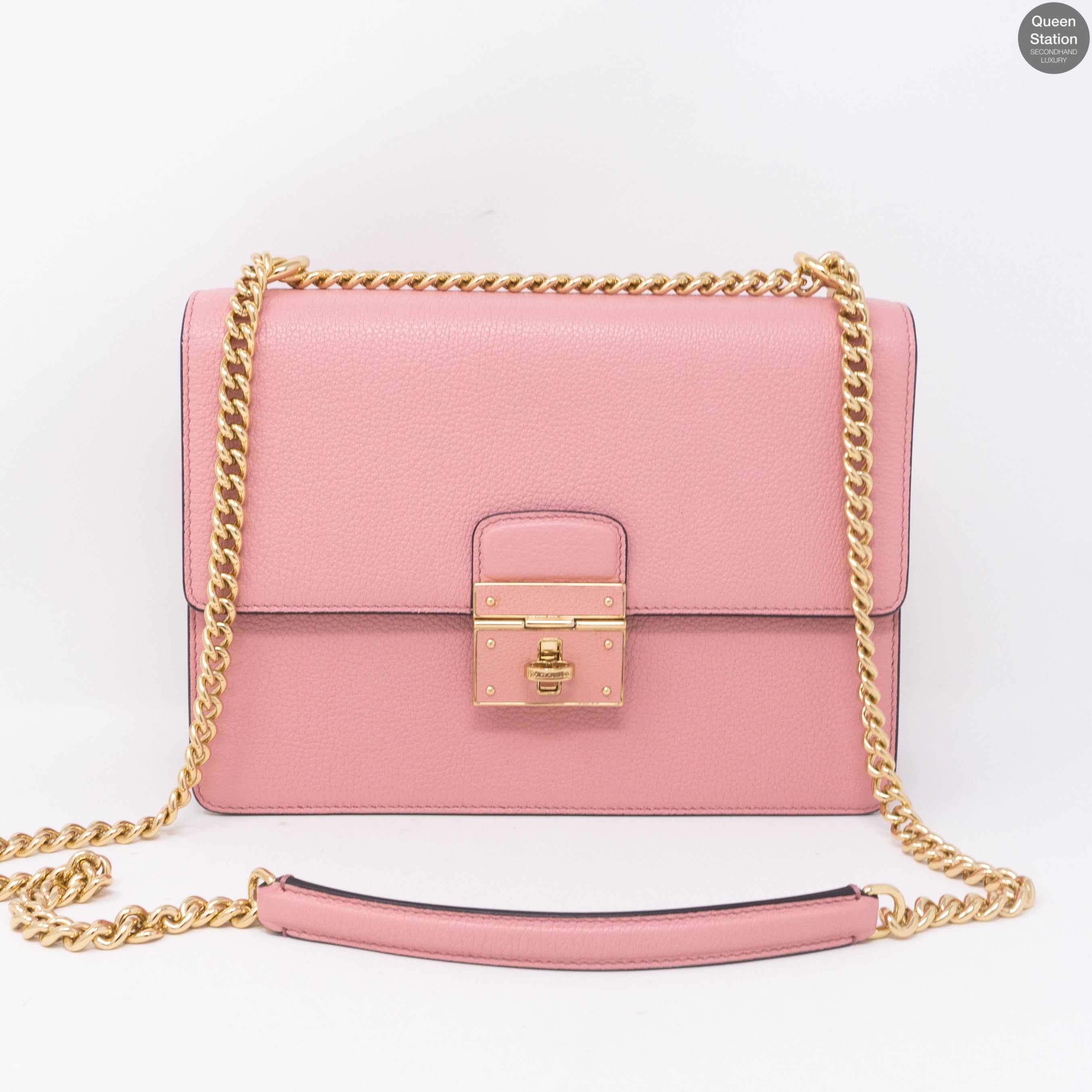 Rosalia Pink Leather Shoulder Bag