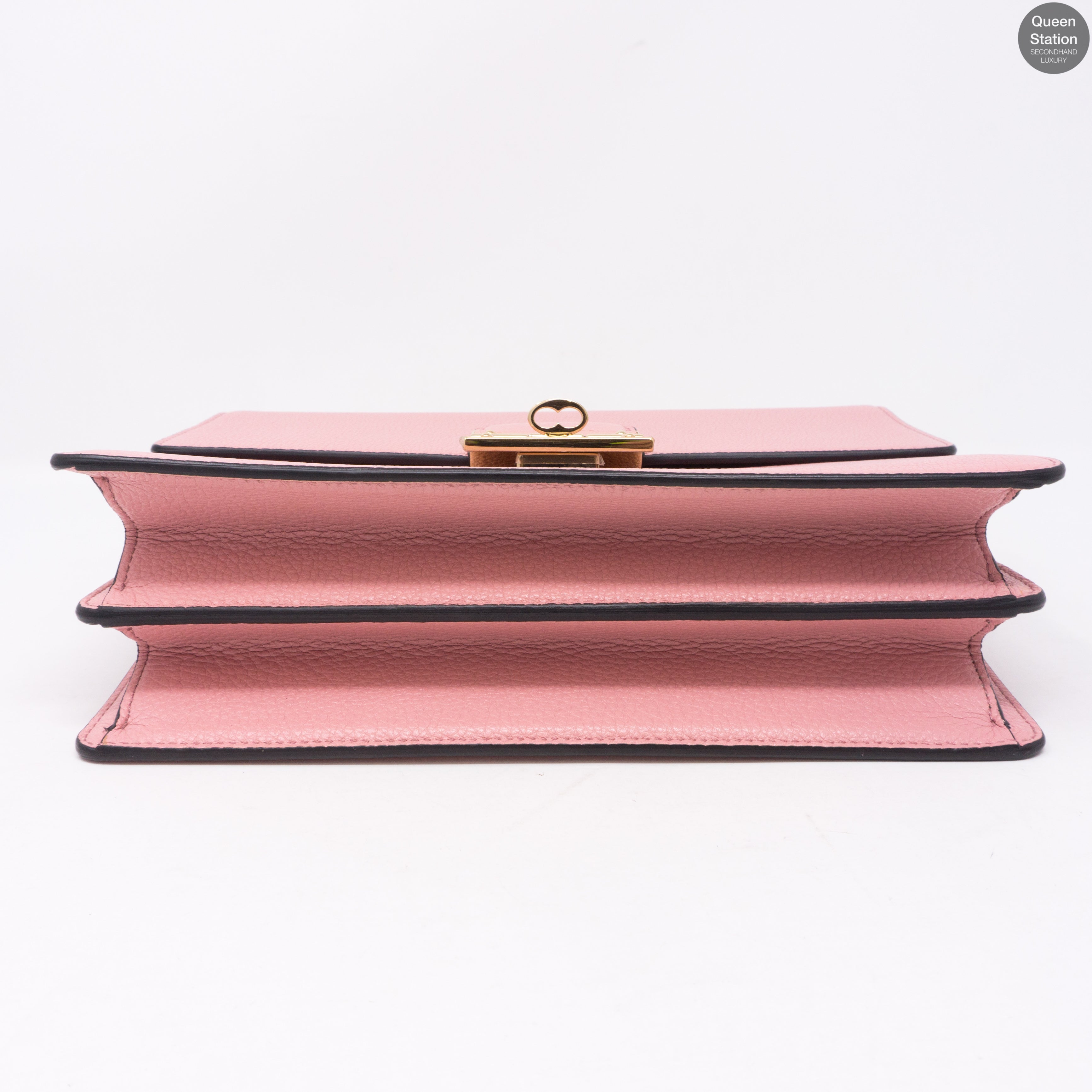 Rosalia Pink Leather Shoulder Bag