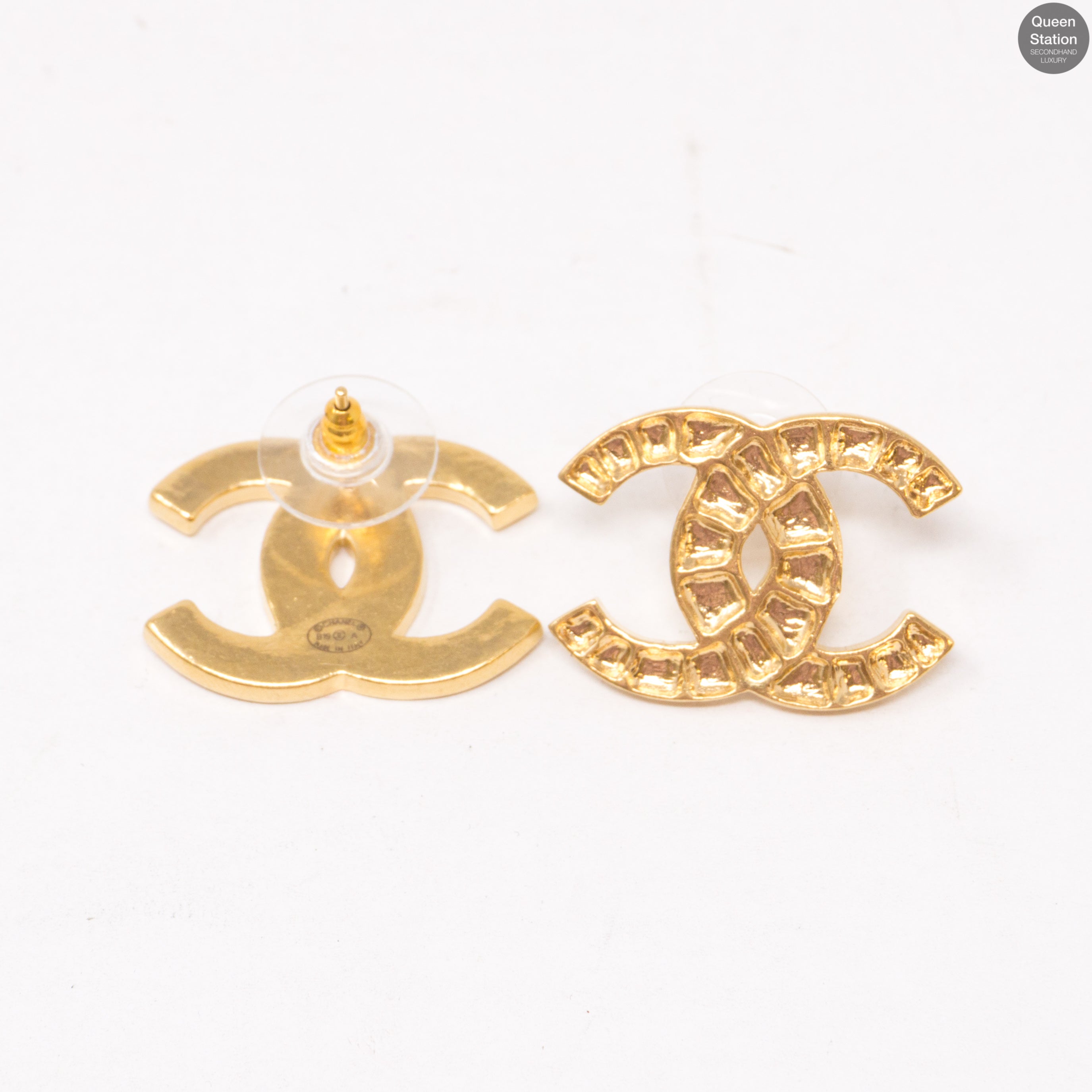 CC Engraved Earrings