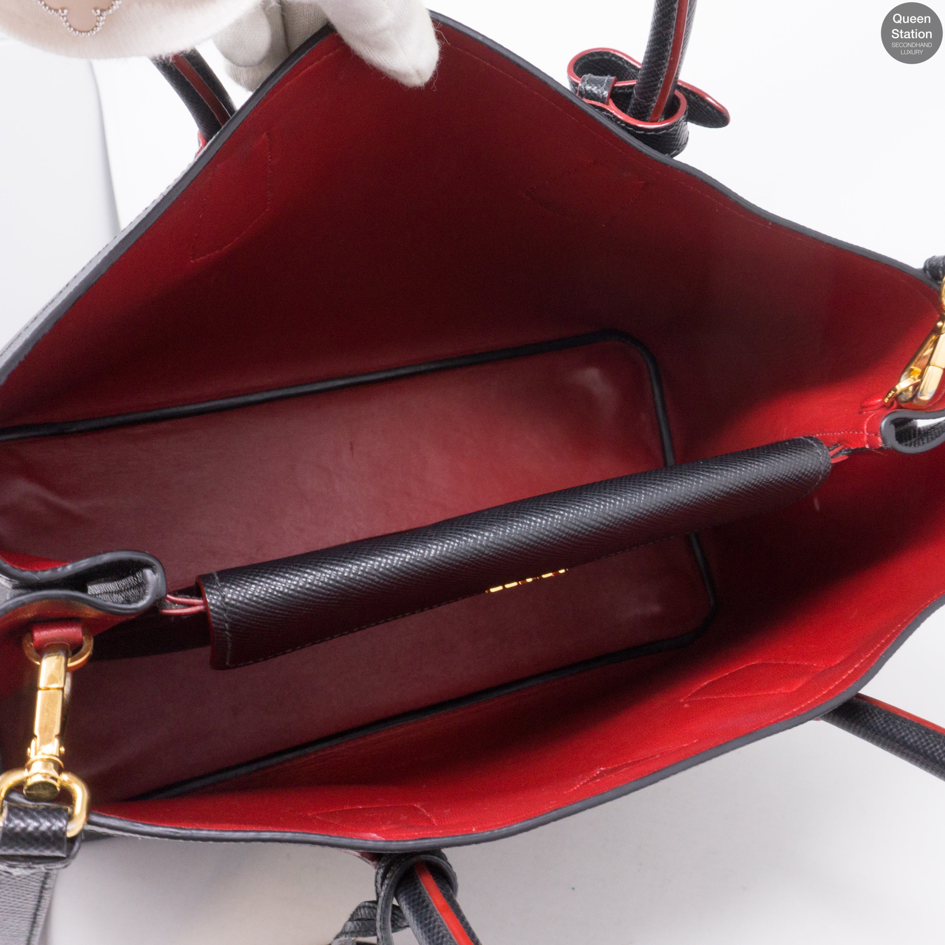 Black Double Bag Large