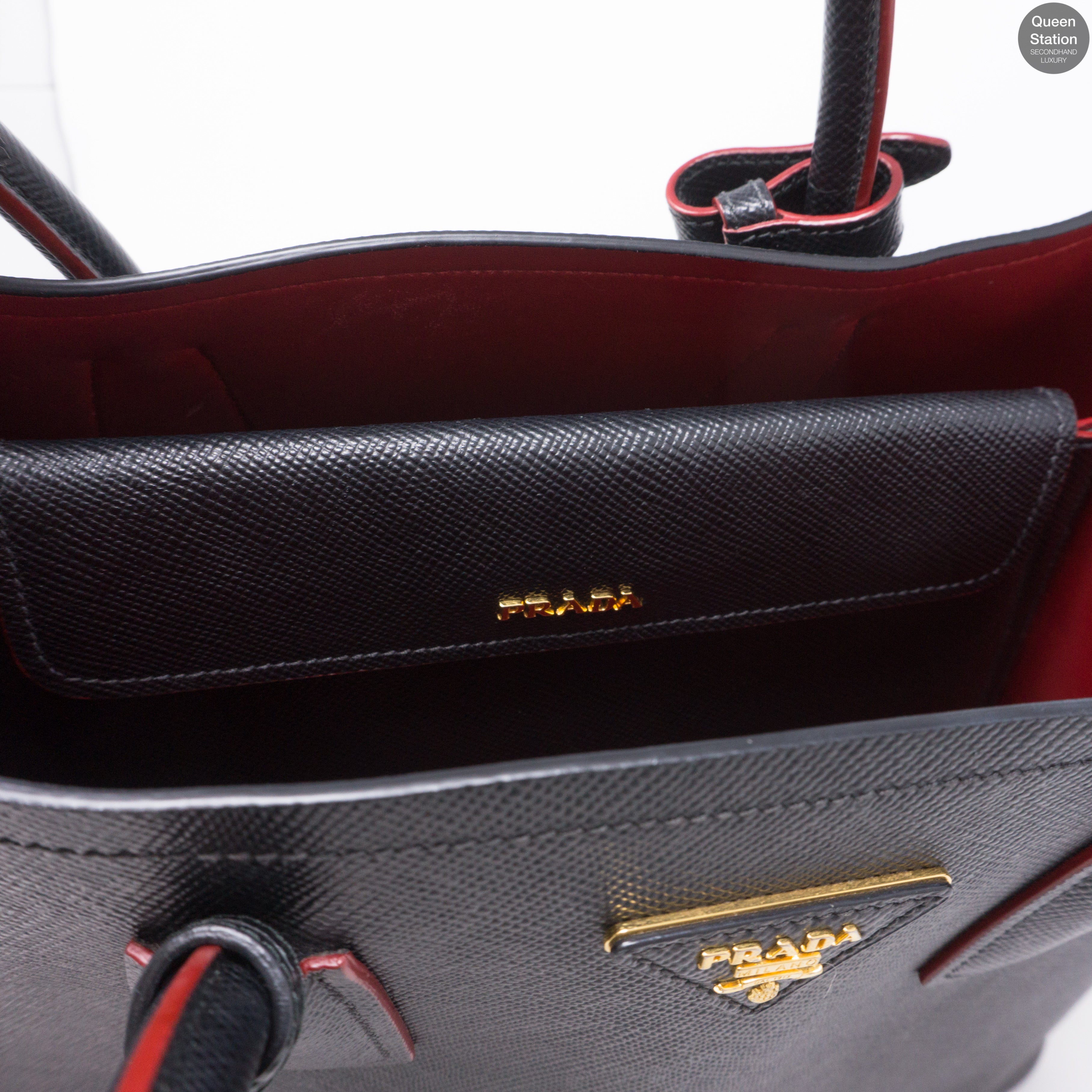 Black Double Bag Large