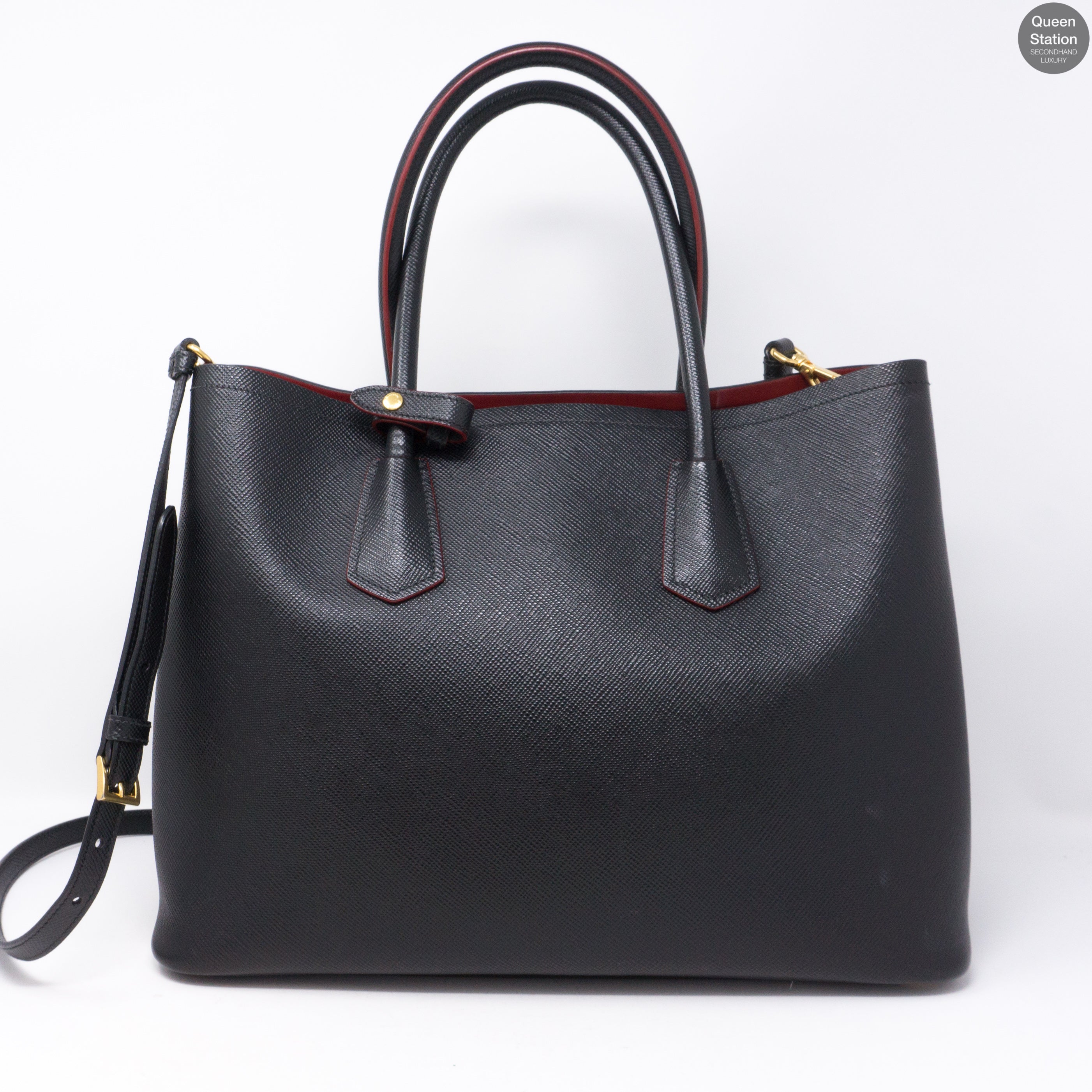 Black Double Bag Large