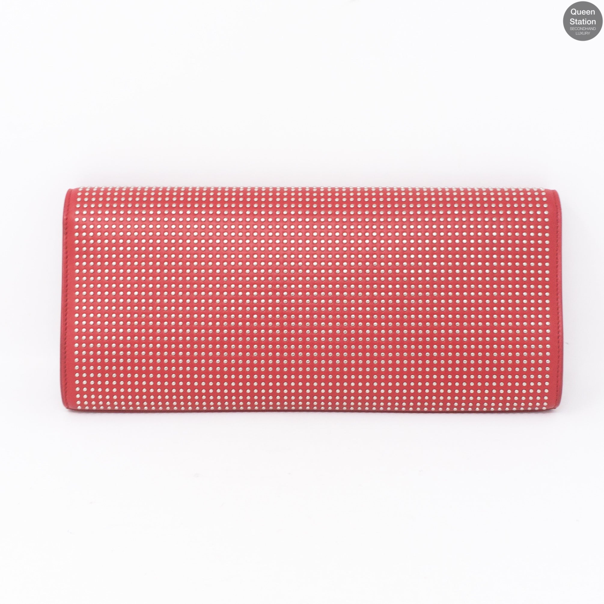 Studded Leather Clutch