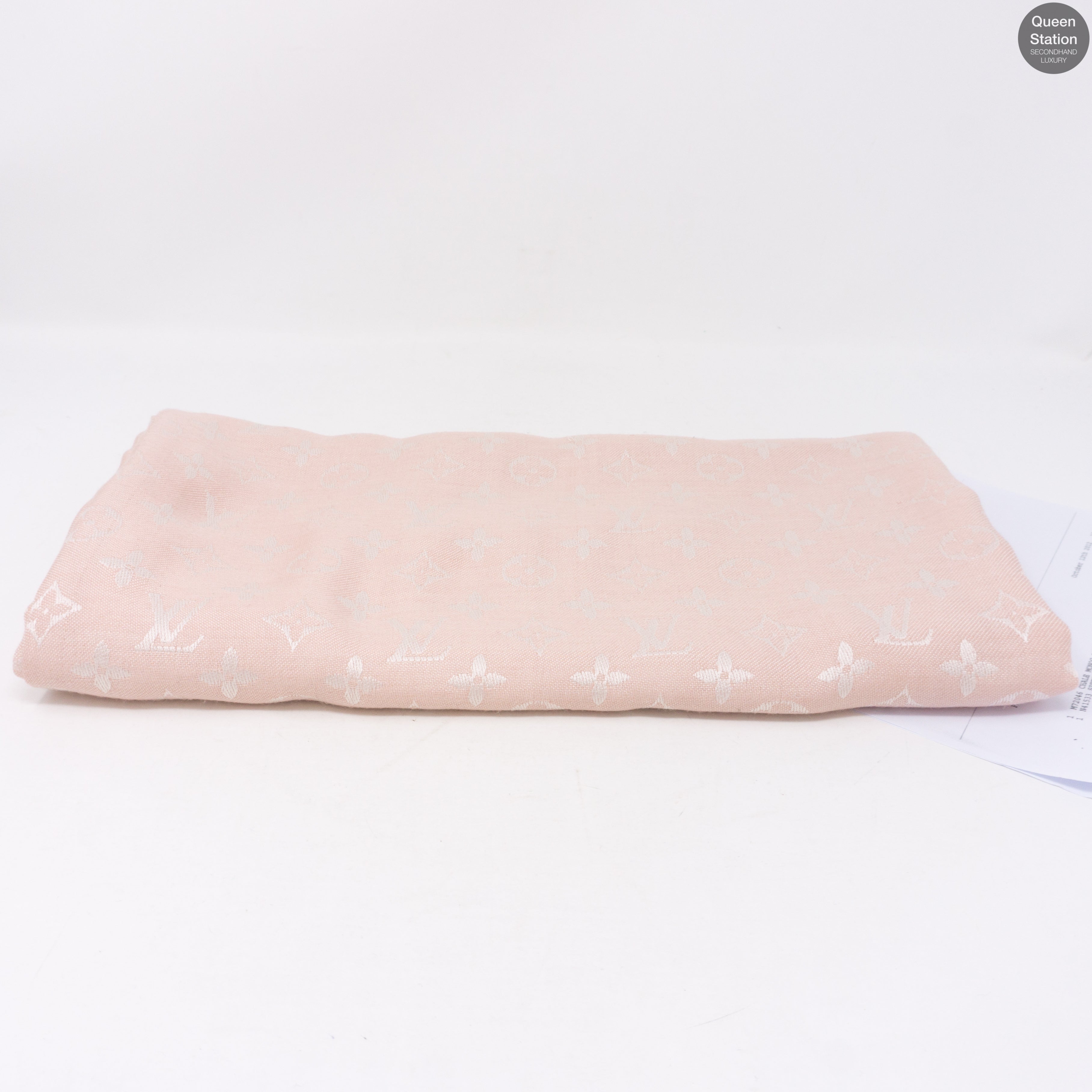 Rose Monogram Denim Shawl