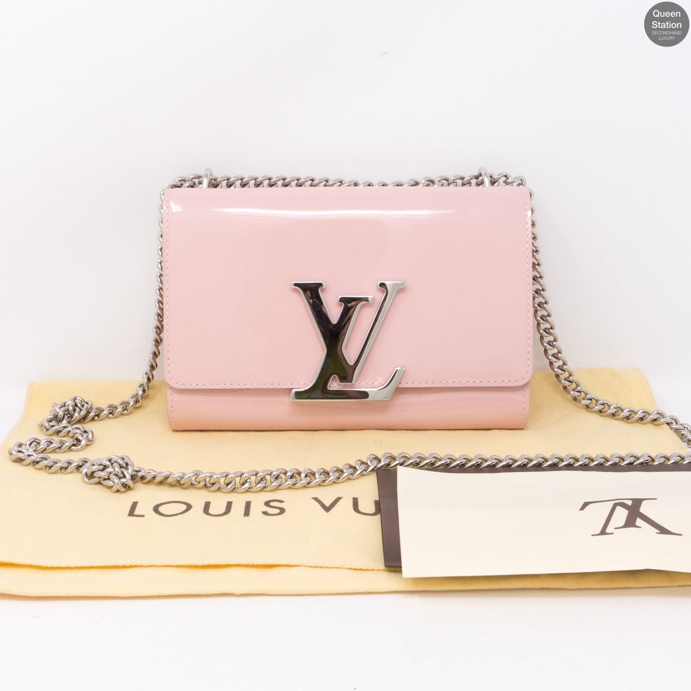Chain Louise MM Pink Vernis
