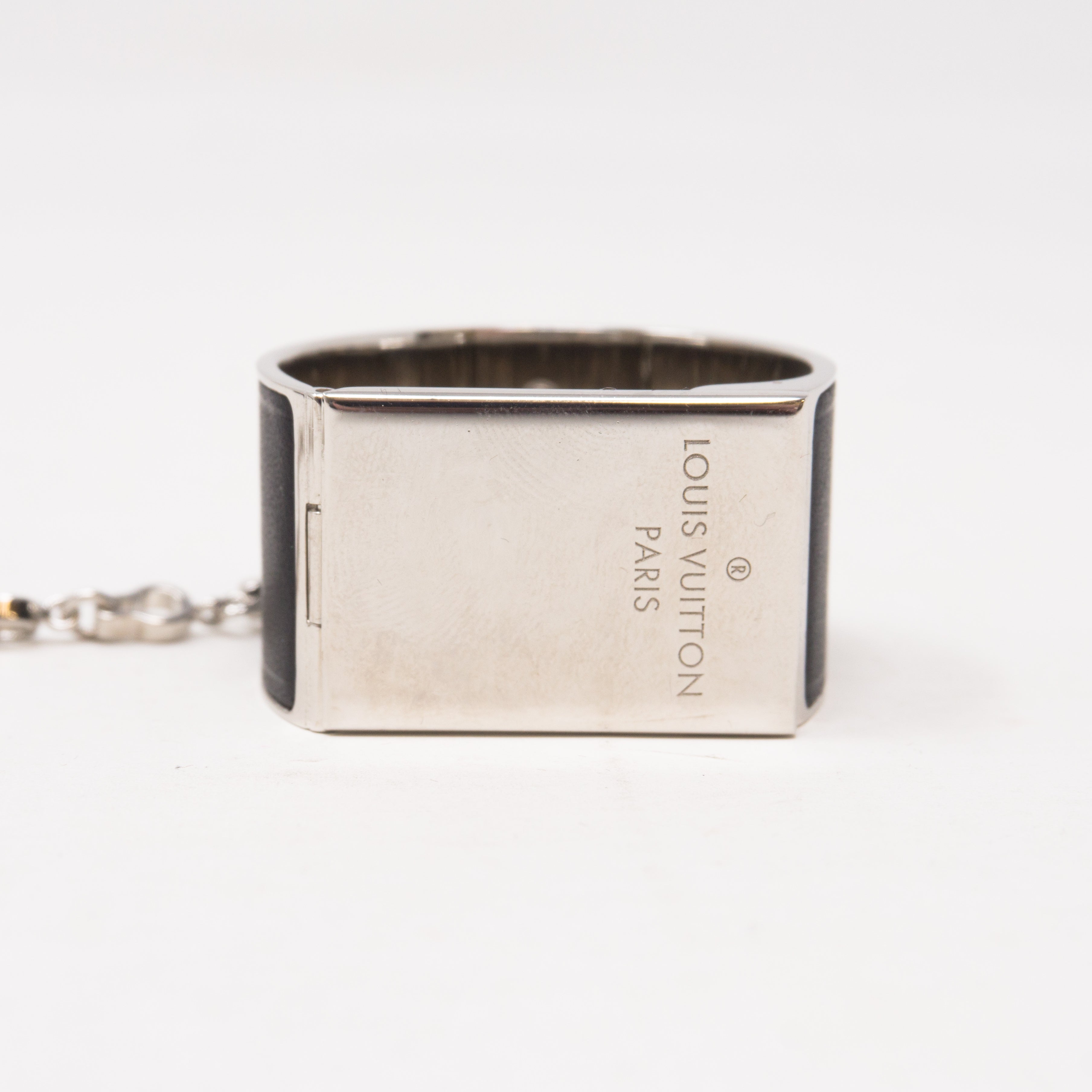 Black Silver Scarf Ring