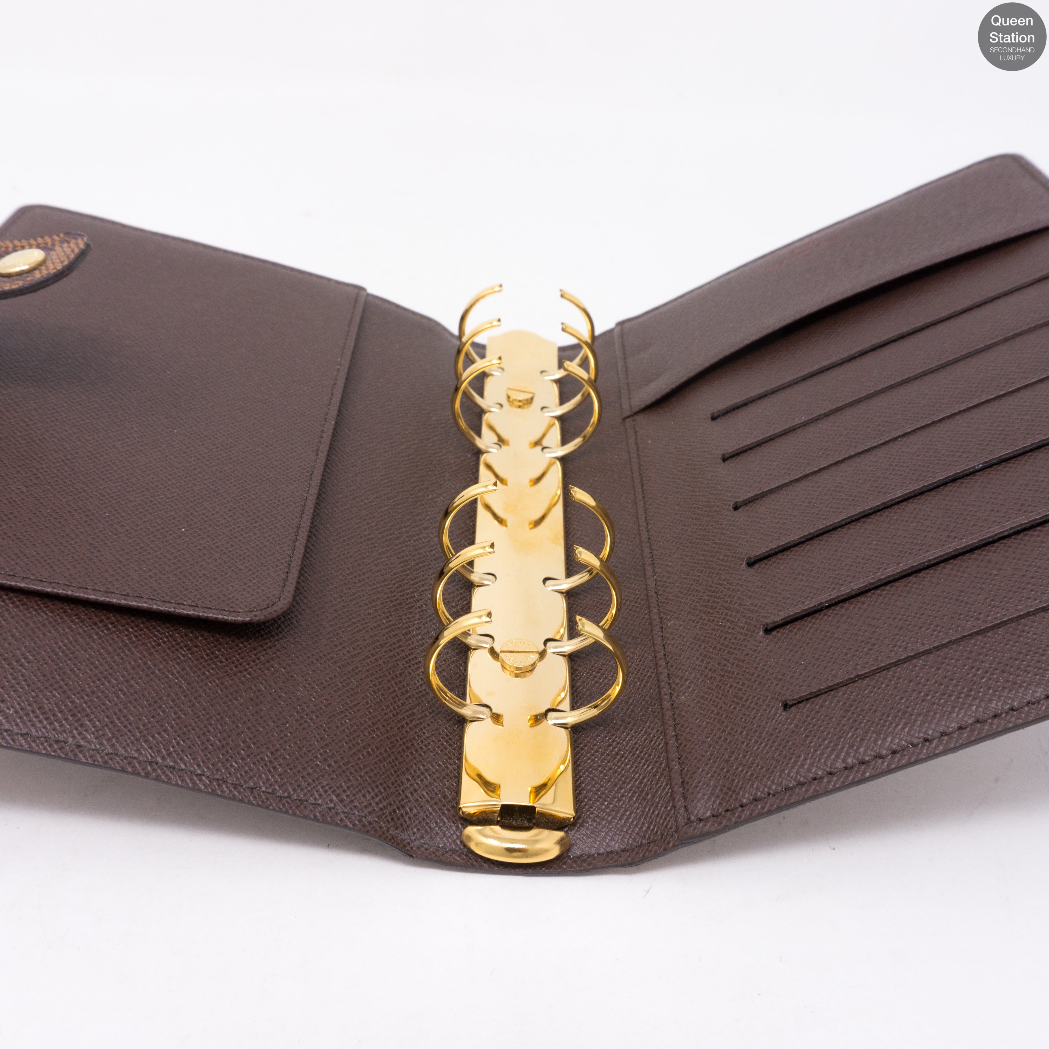 Medium Ring Agenda Cover Damier Ebene