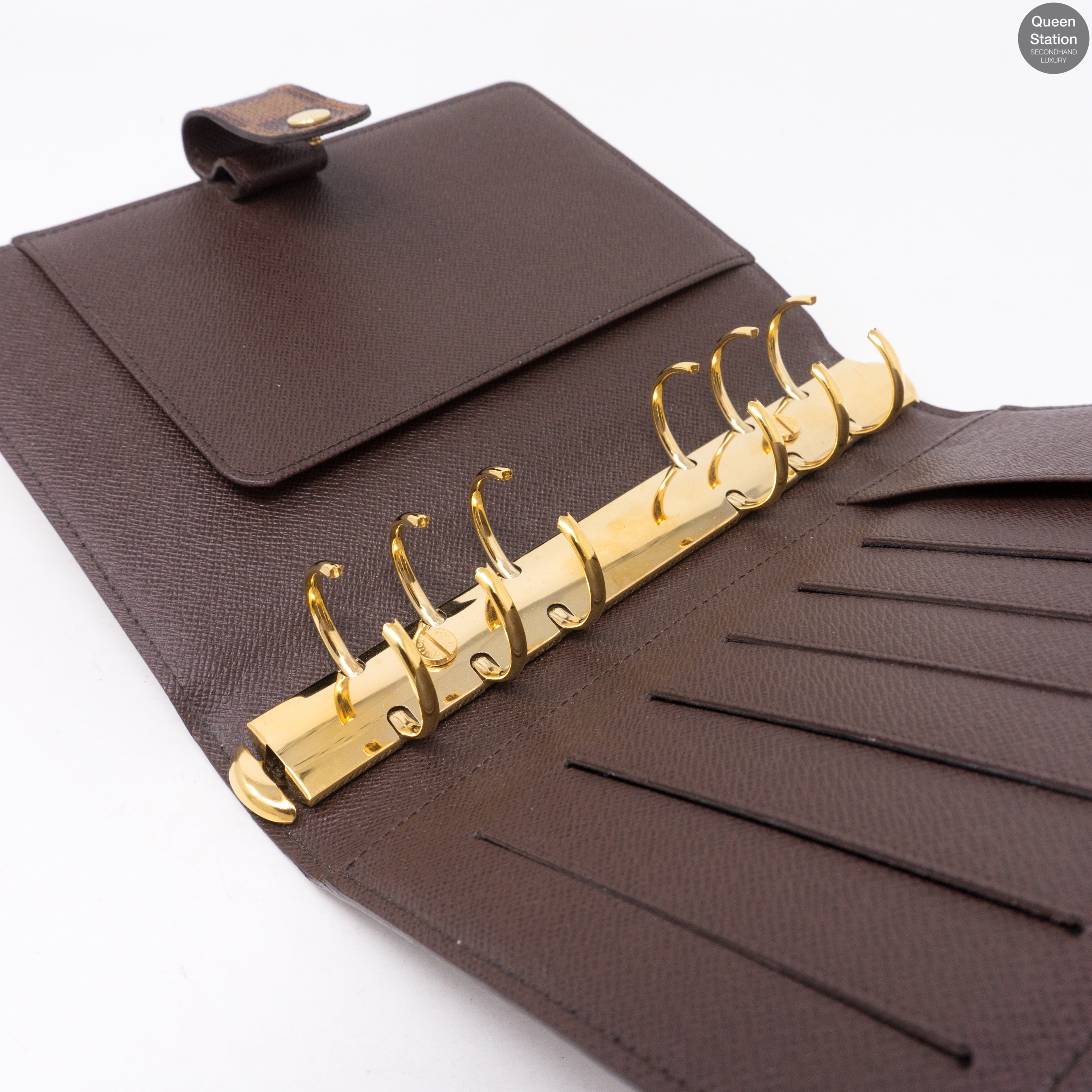 Medium Ring Agenda Cover Damier Ebene