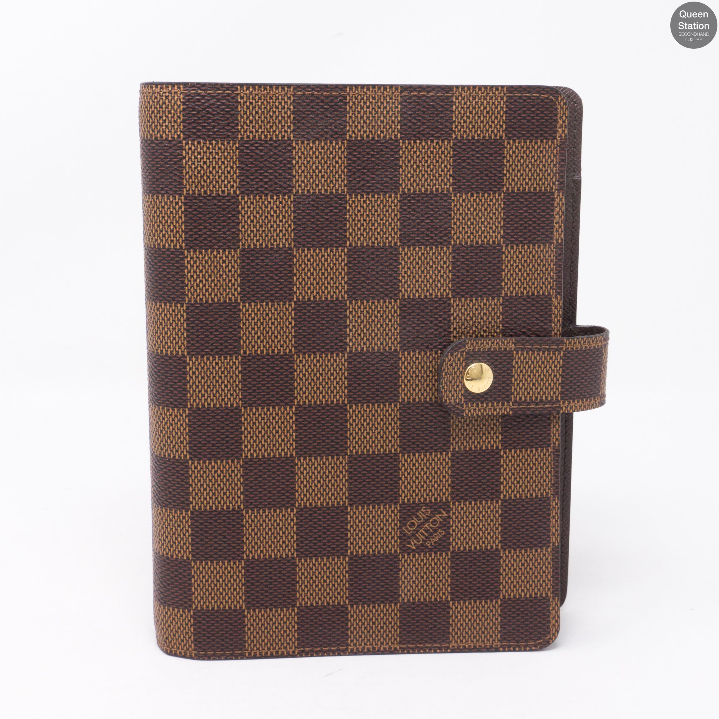 Medium Ring Agenda Cover Damier Ebene