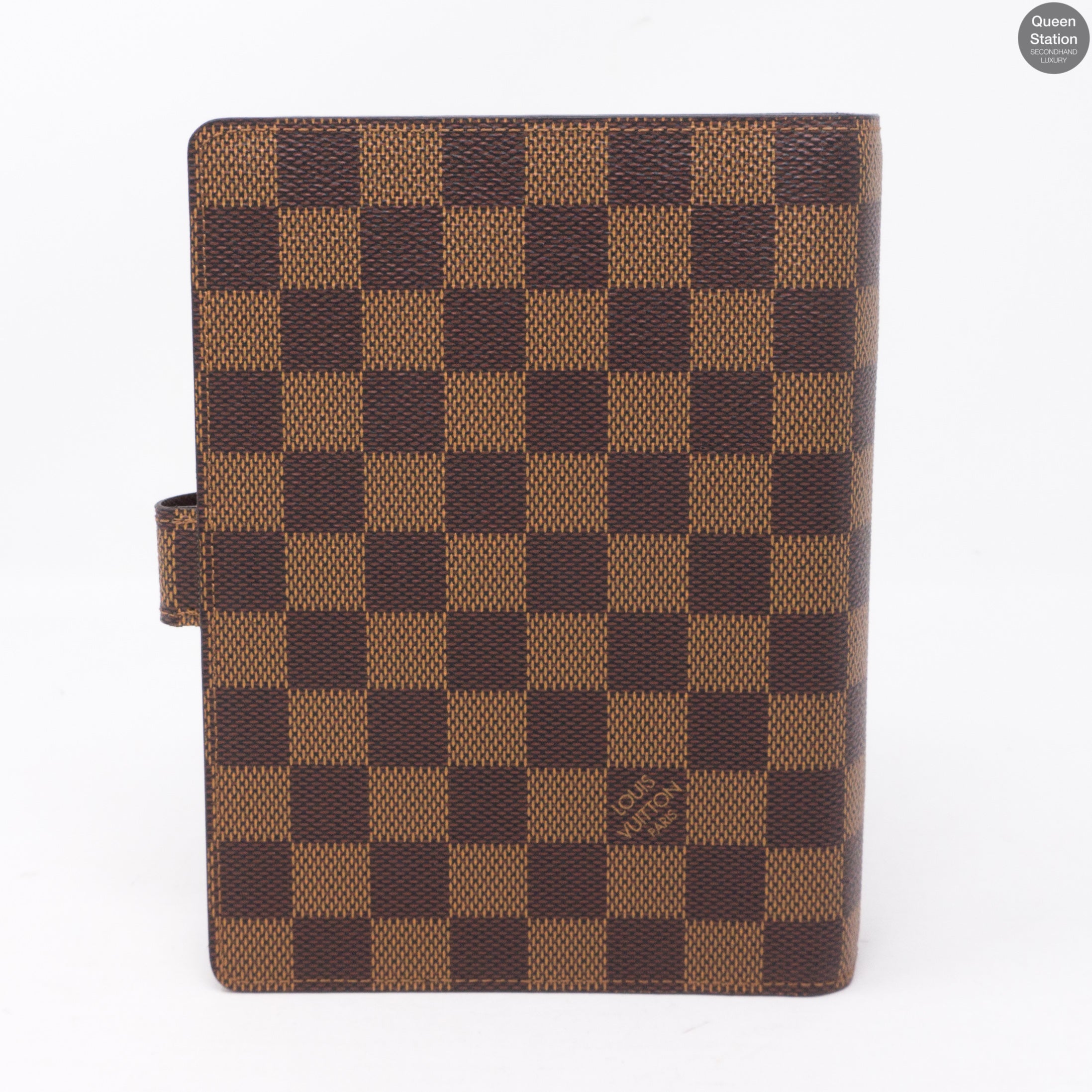Medium Ring Agenda Cover Damier Ebene