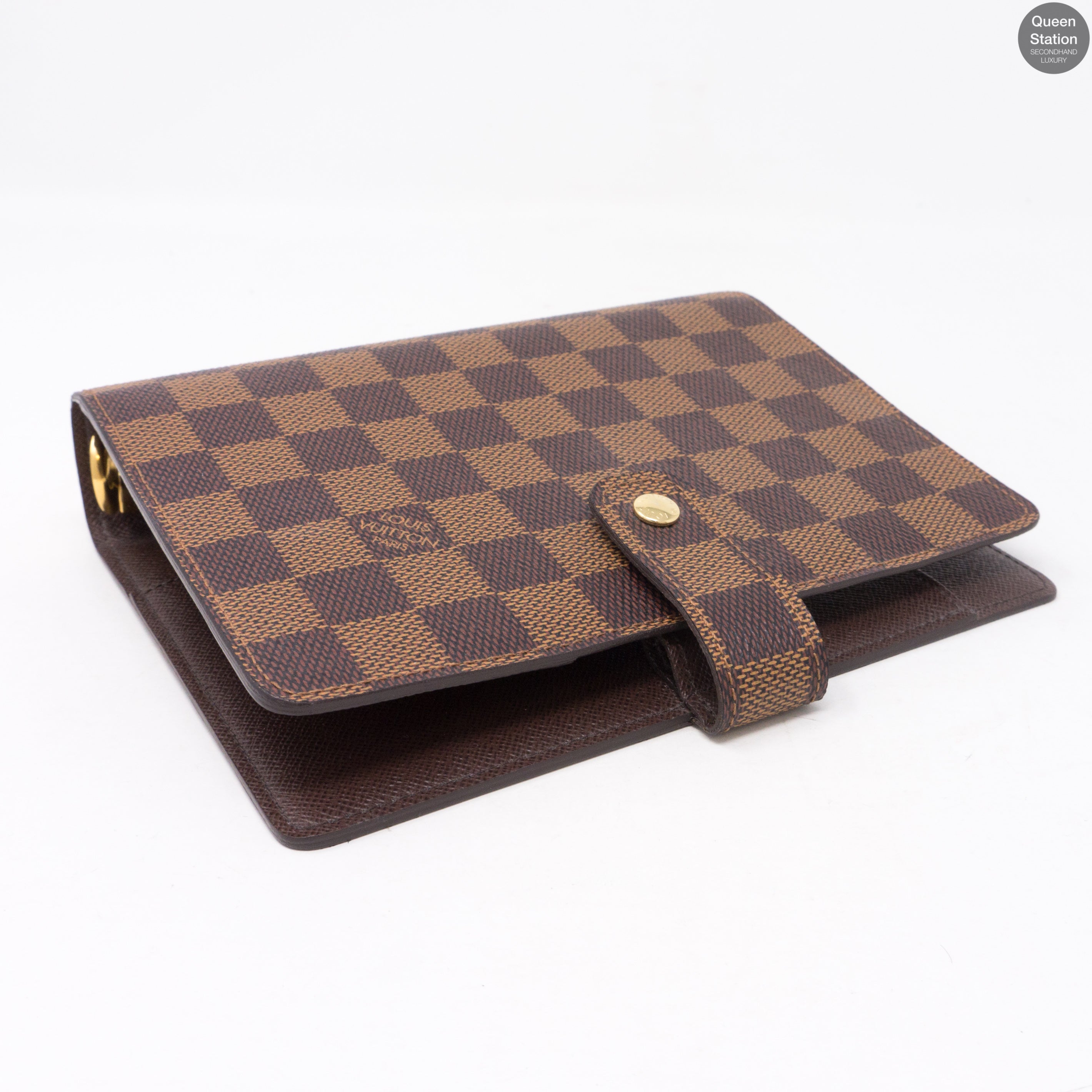 Medium Ring Agenda Cover Damier Ebene