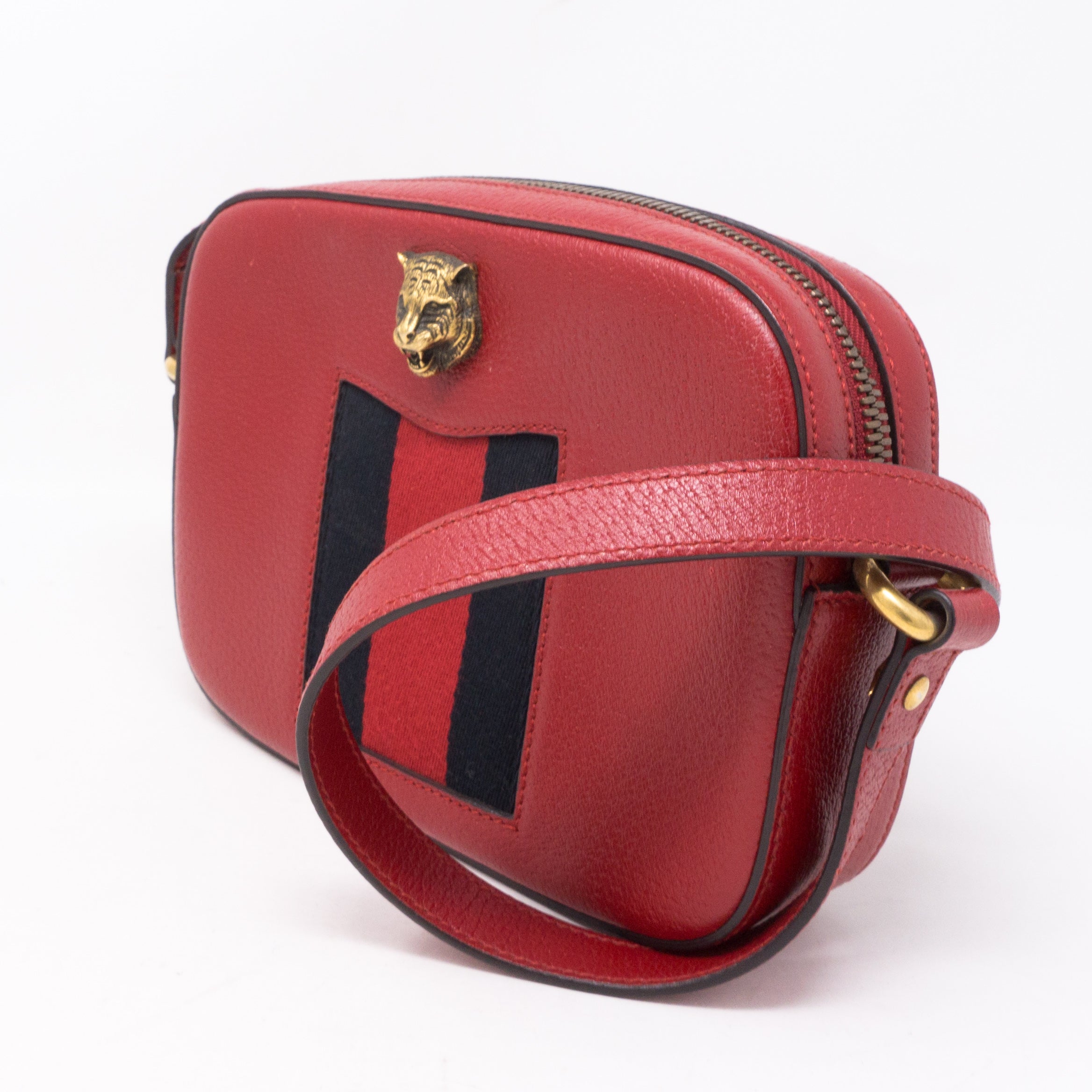 Disco Animalier Red Leather
