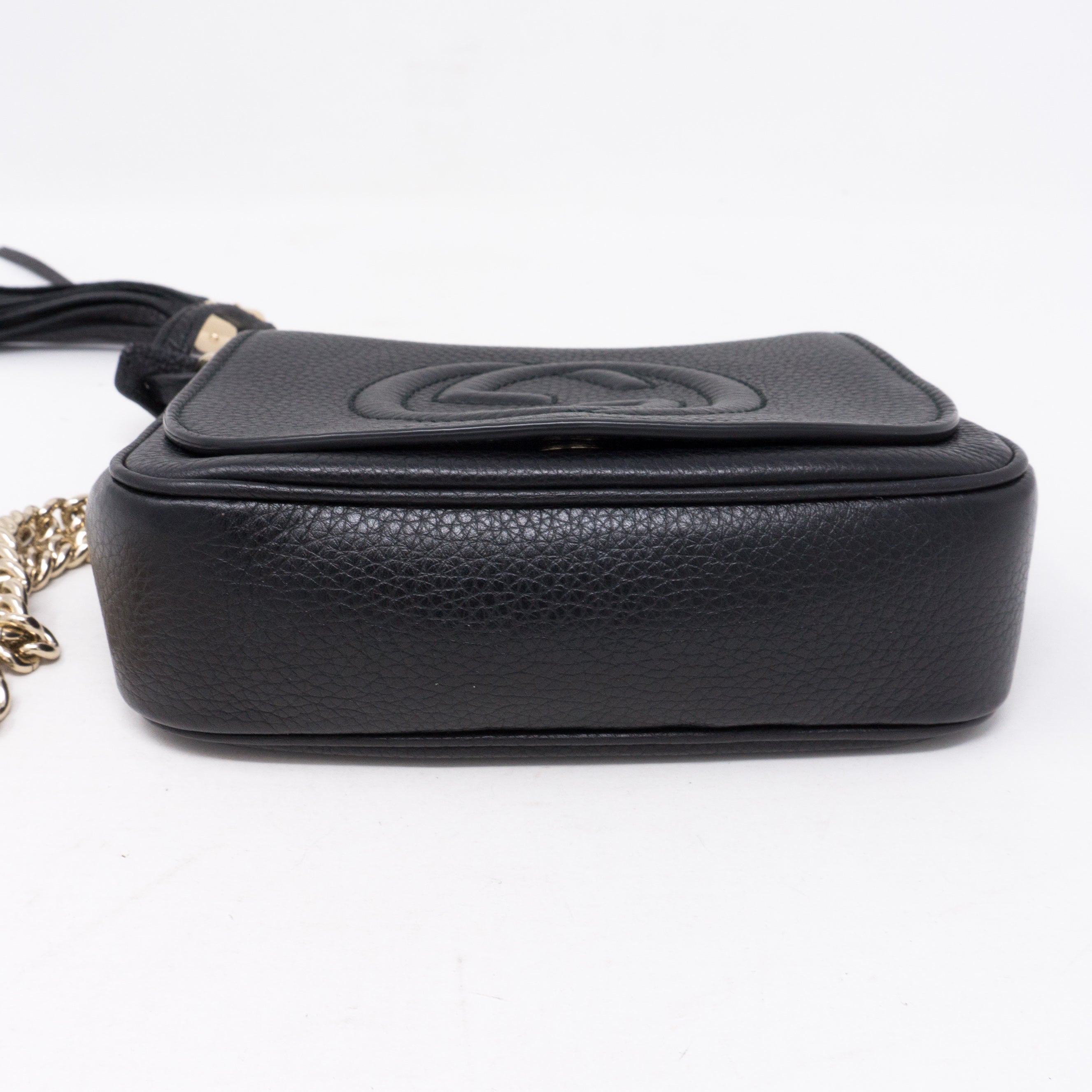 Soho Small Chain Bag Black Leather