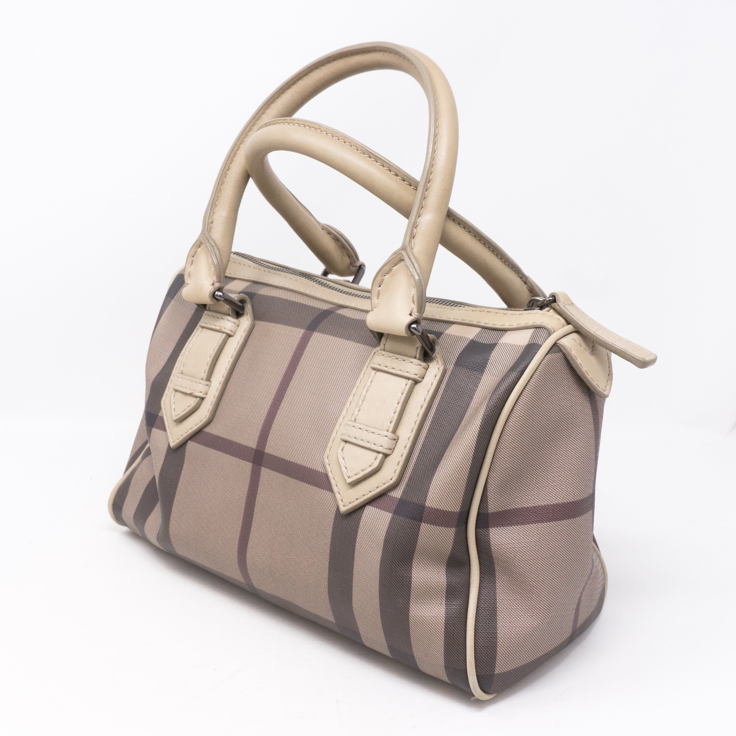 Small Chester Smoked Check Boston Bag