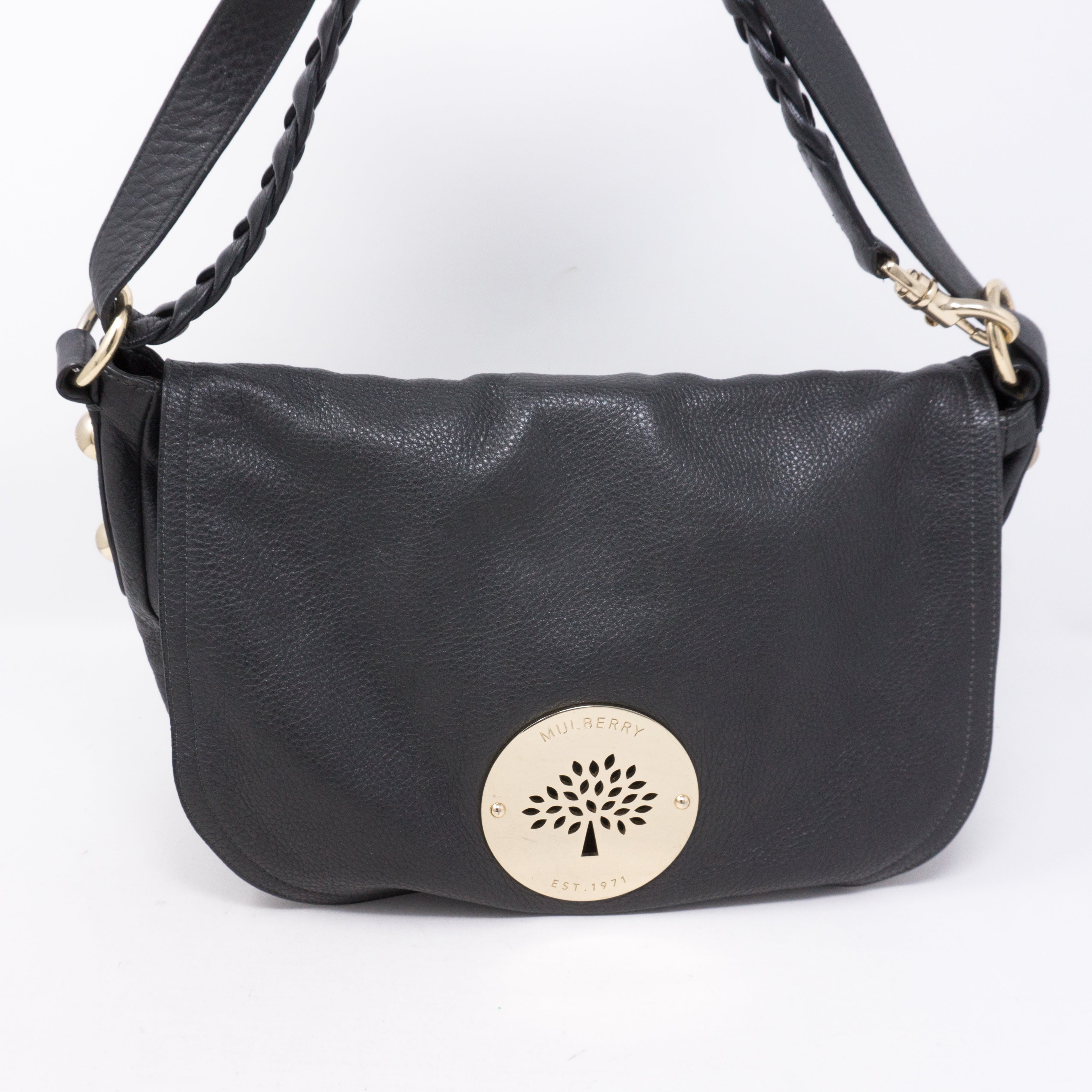 Daria Satchel Gray Leather