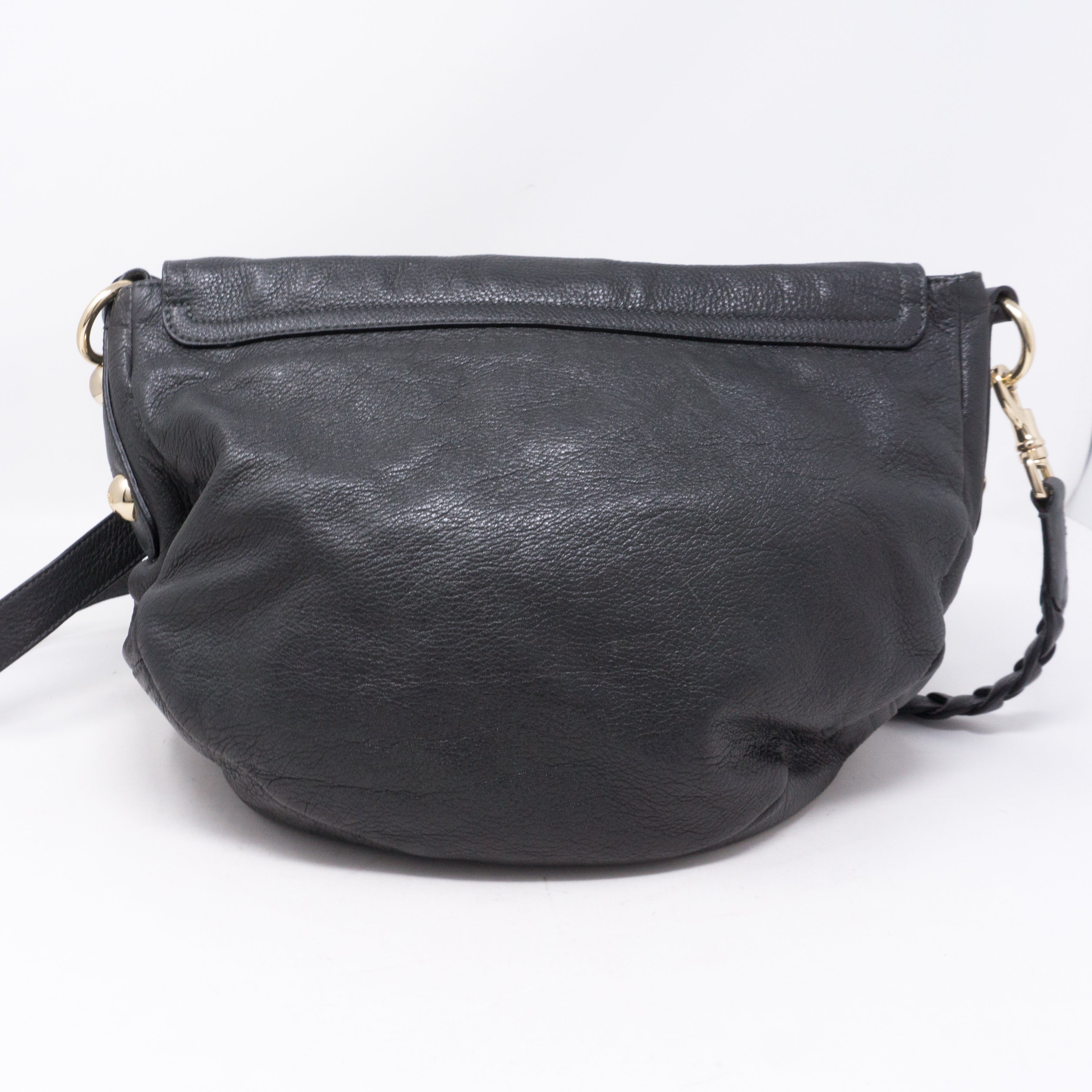 Daria Satchel Gray Leather