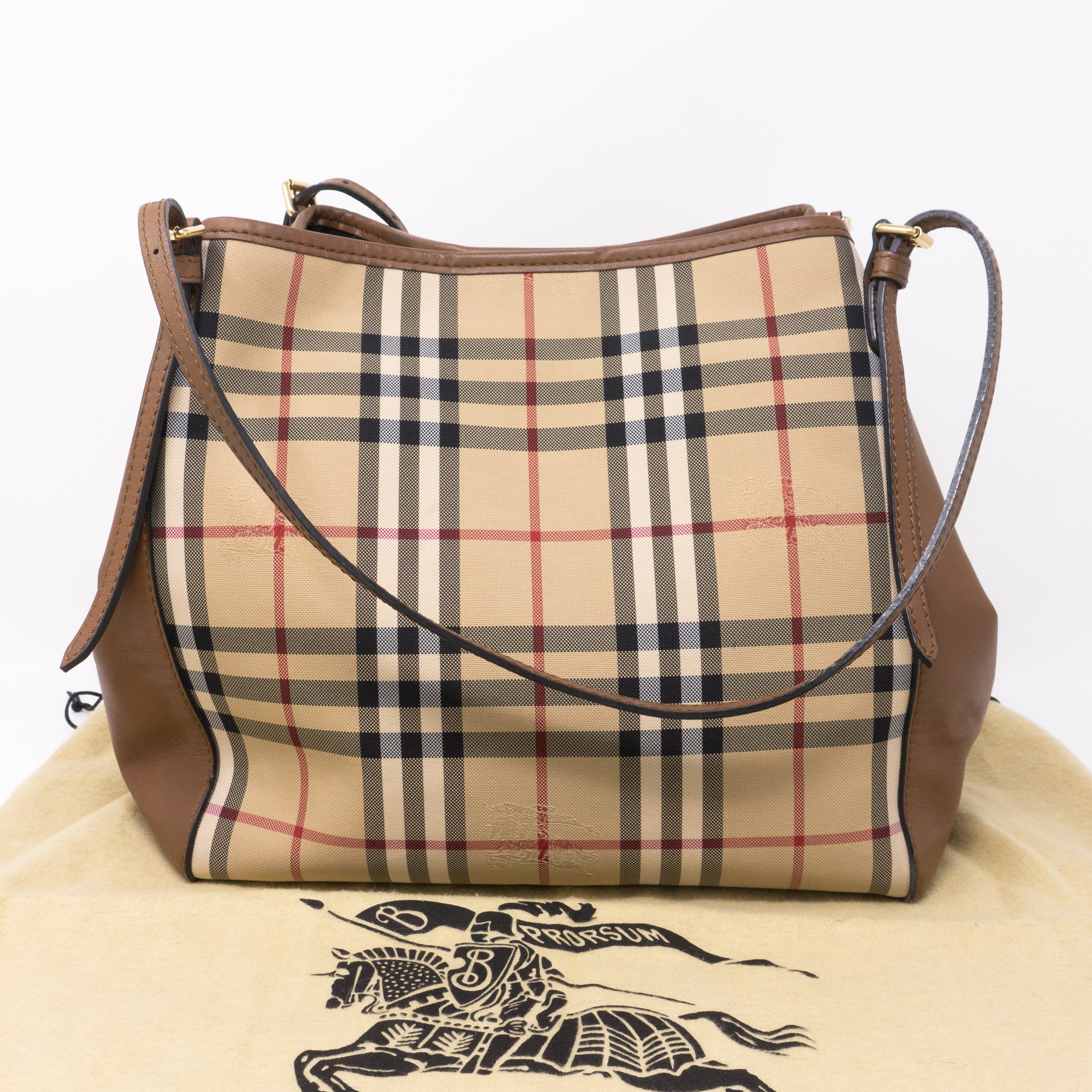 Canterbury Horseferry Check Tote Bag