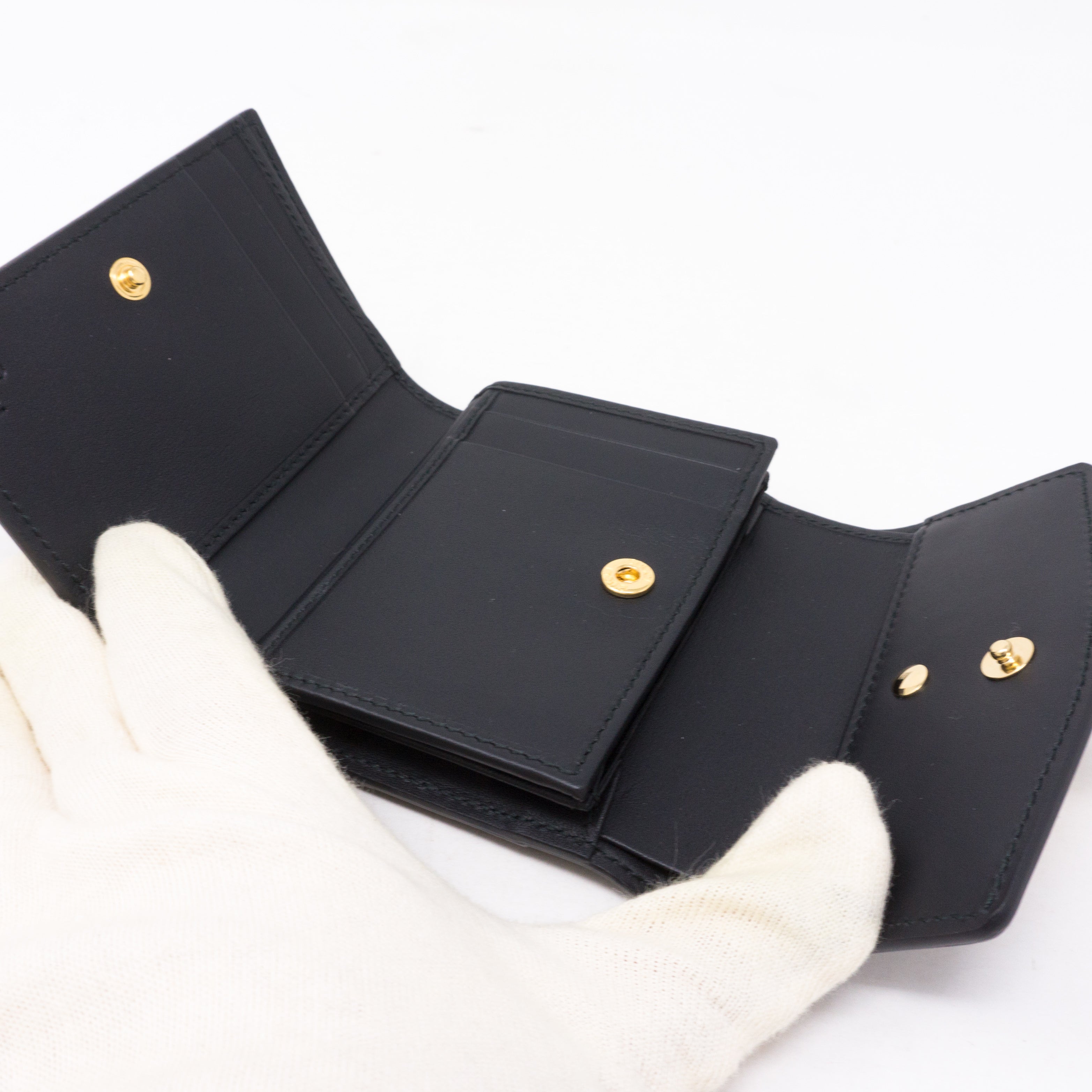 Sylvie Wallet Black Leather