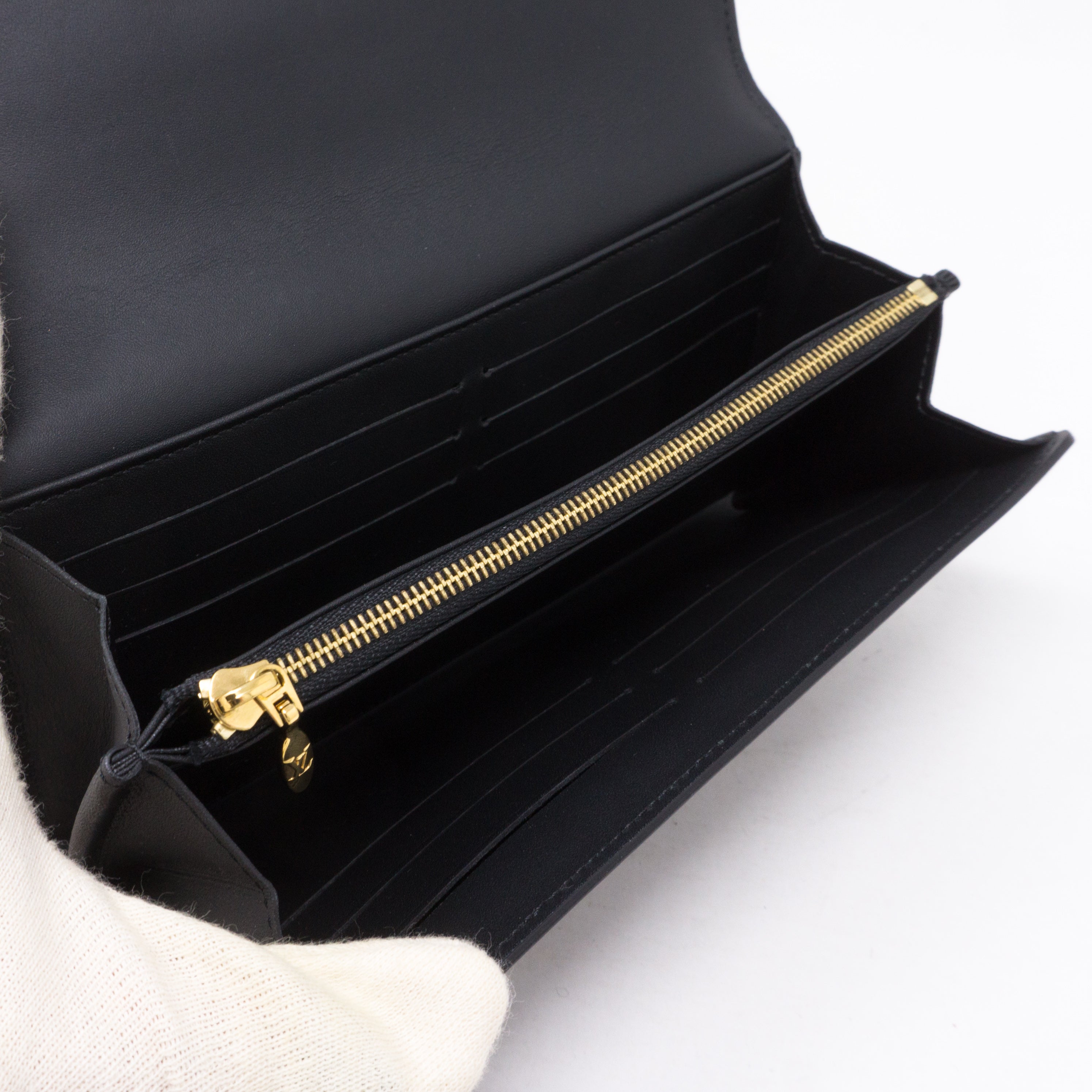 Louise Wallet Vernis Black