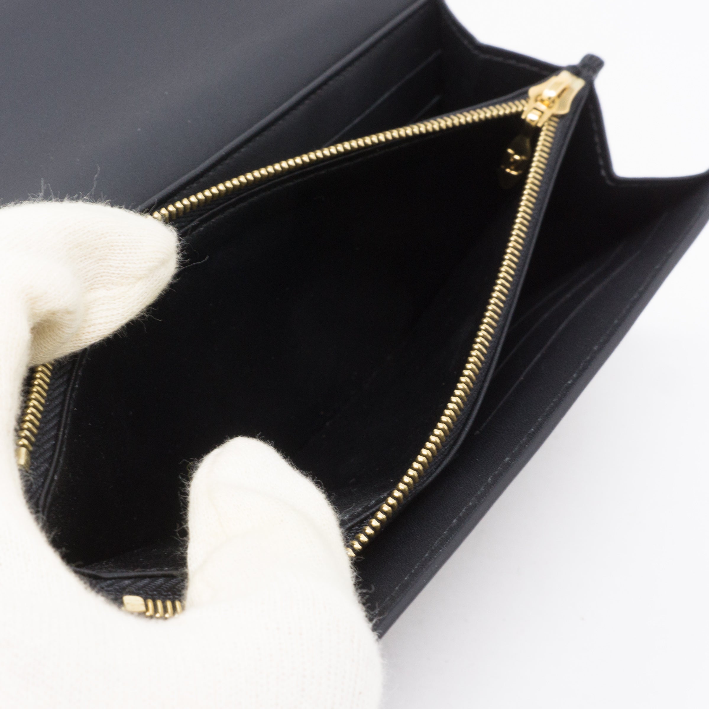 Louise Wallet Vernis Black