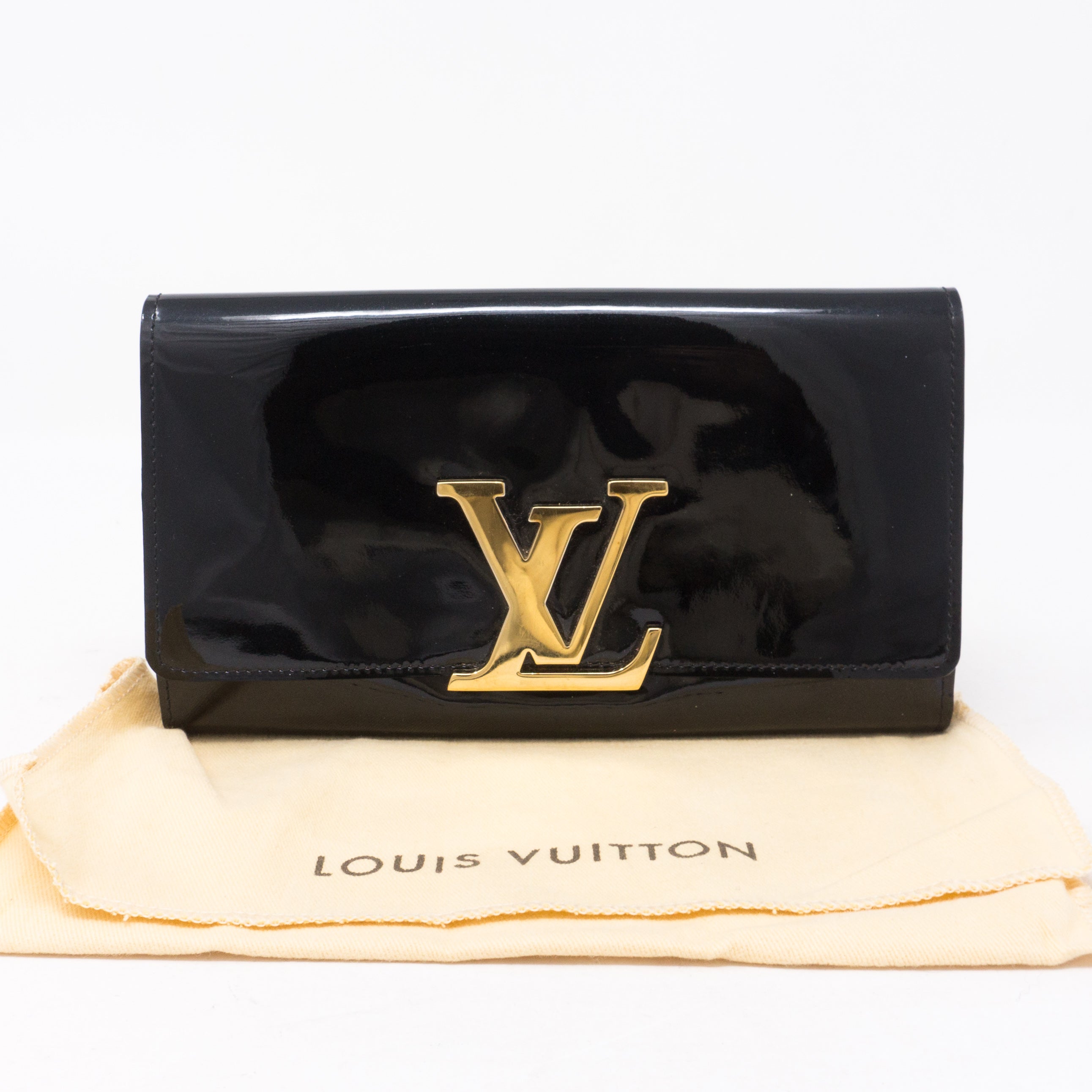 Louise Wallet Vernis Black