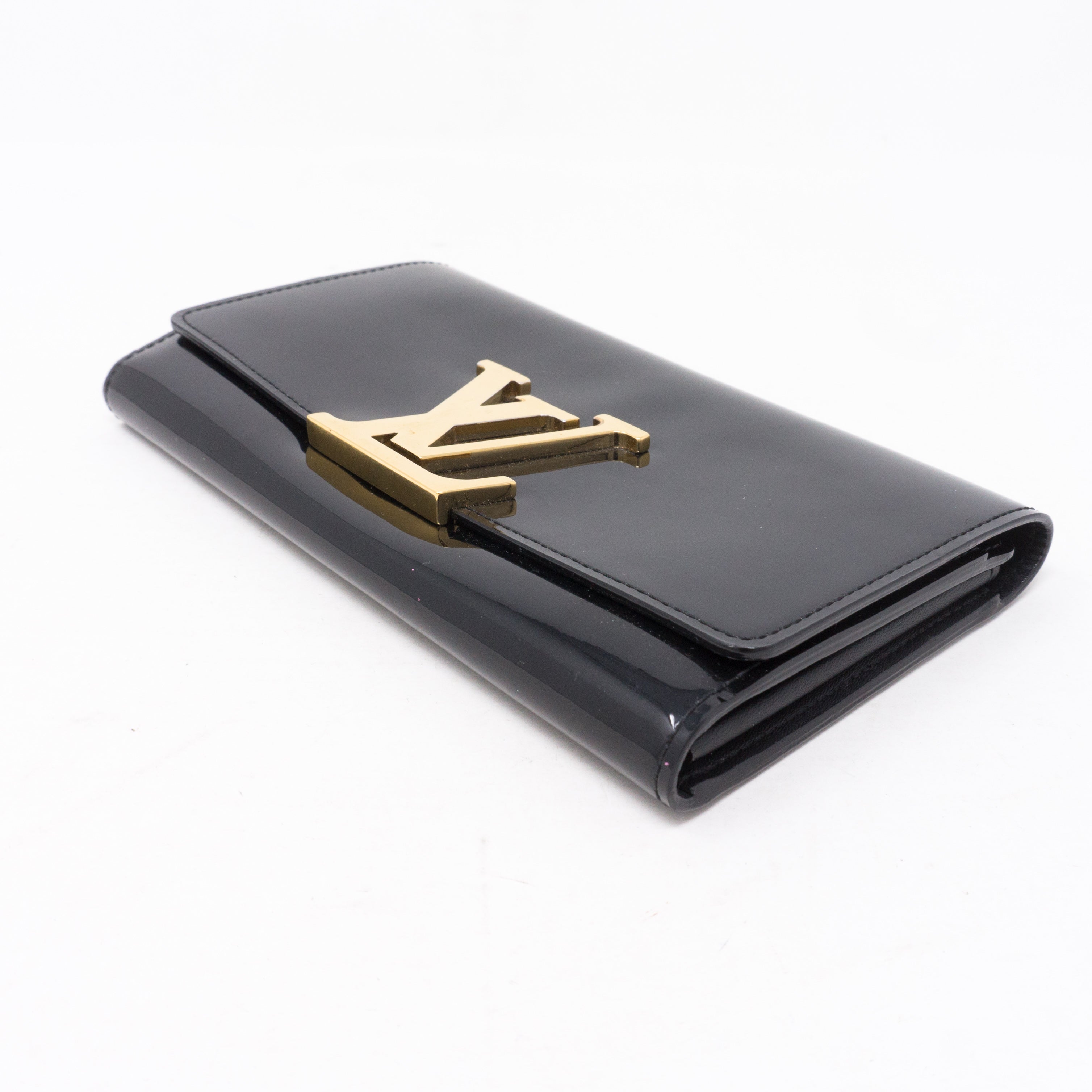 Louise Wallet Vernis Black