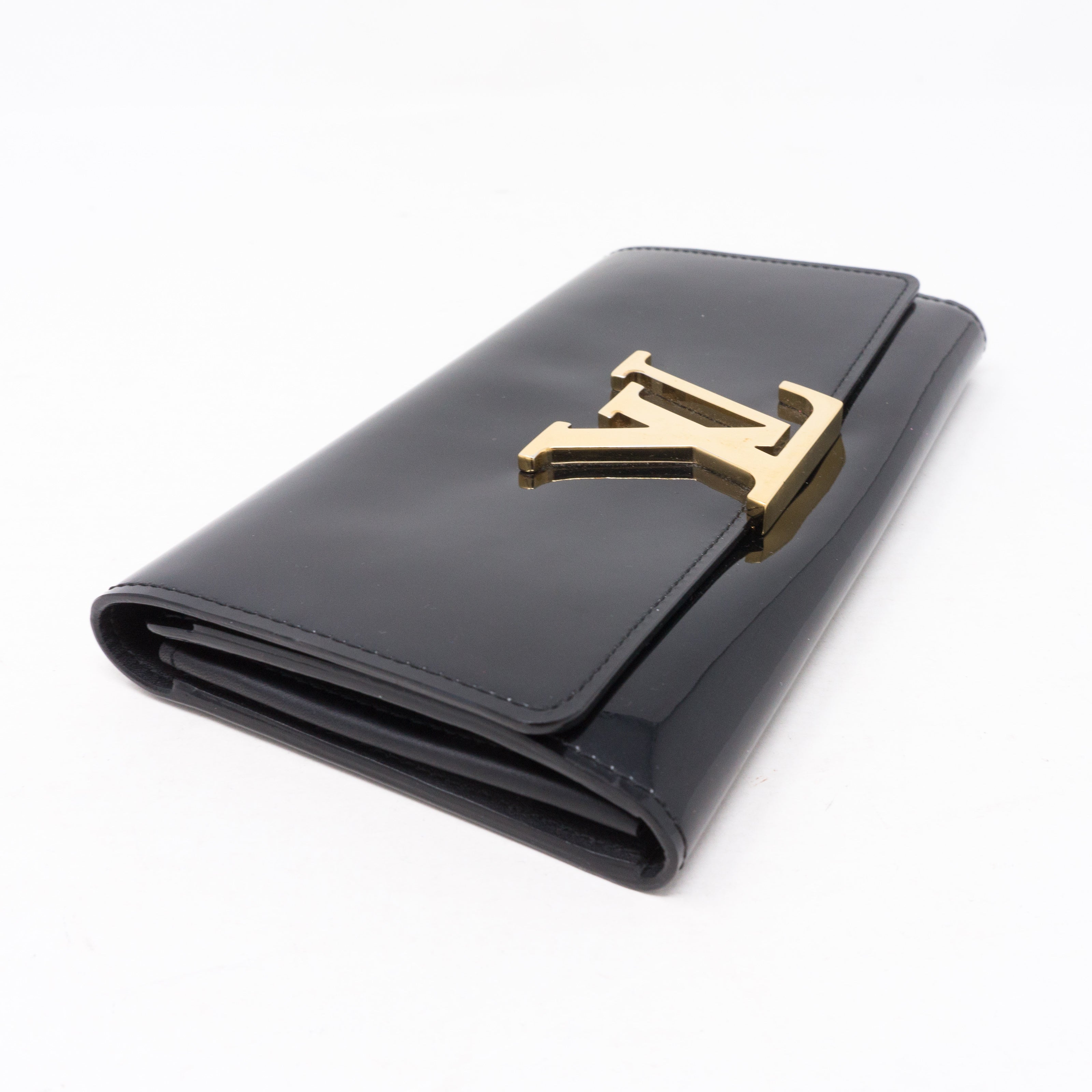 Louise Wallet Vernis Black