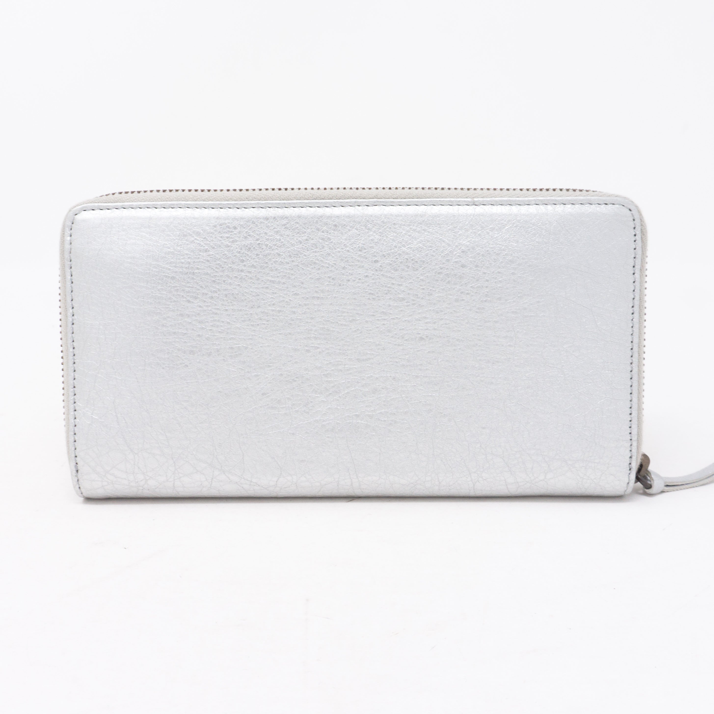 Classic Continental Zip Around Wallet Aluminum
