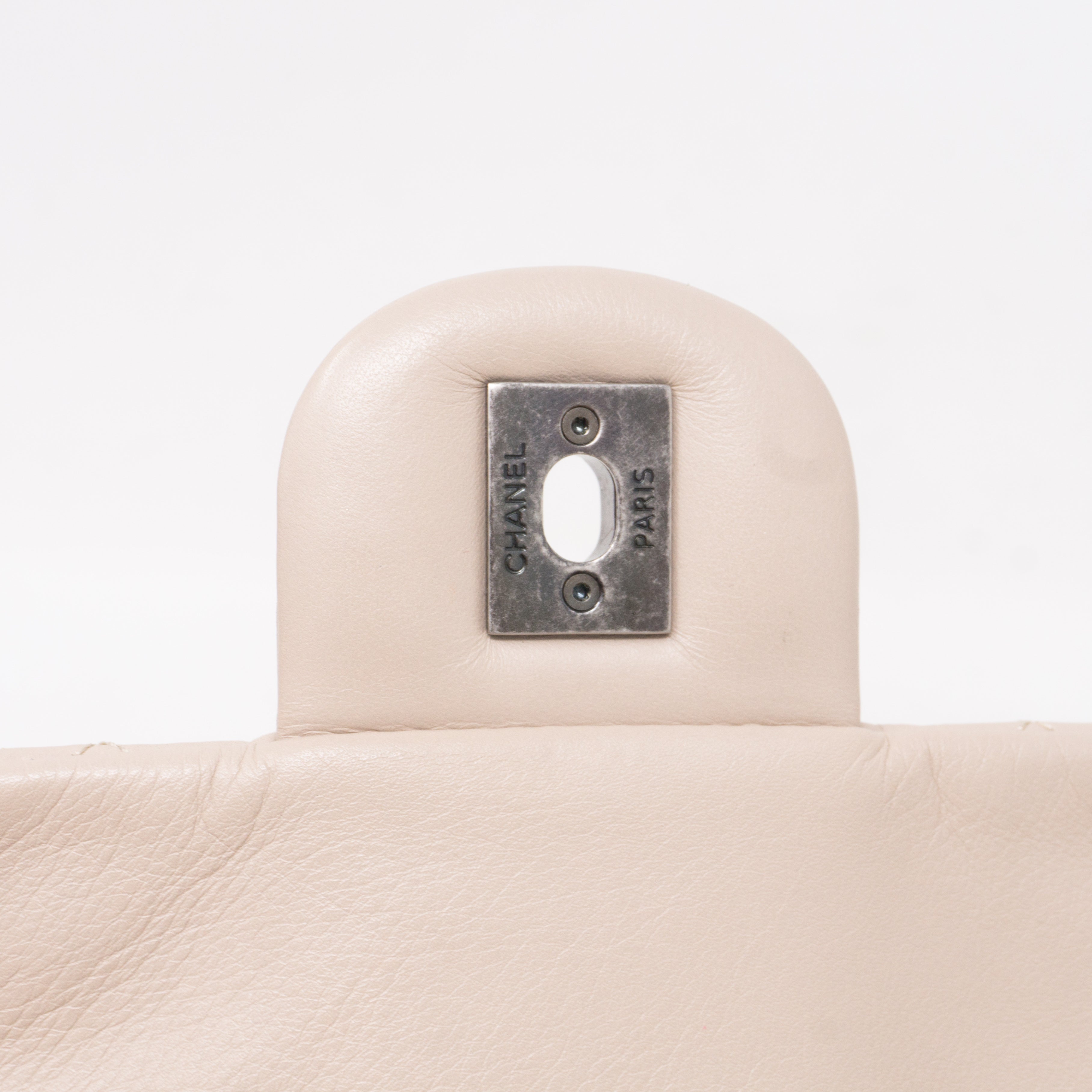 Coco Pleats Small Beige Crossbody Bag