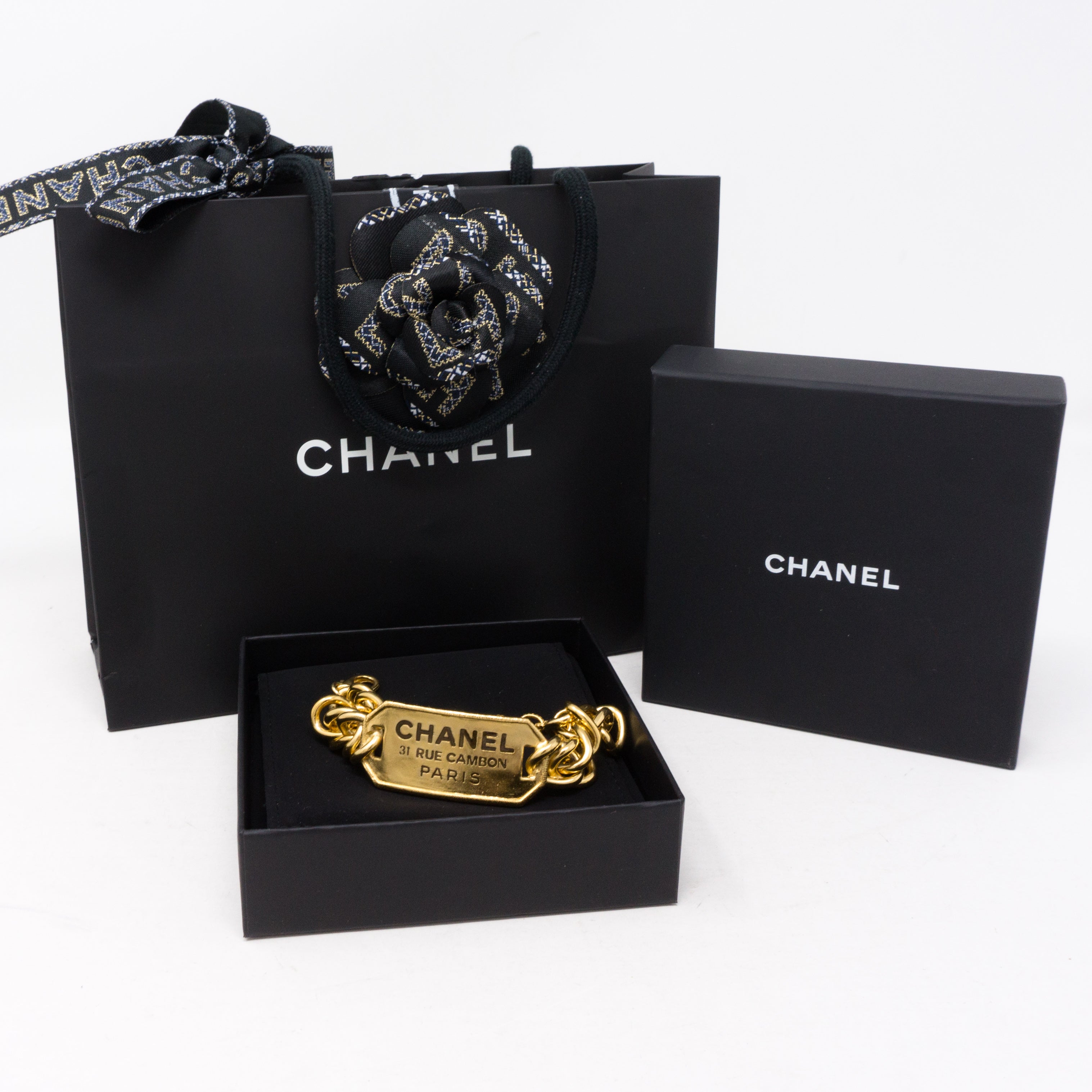 31 Rue Cambon Plate Chain Bracelet