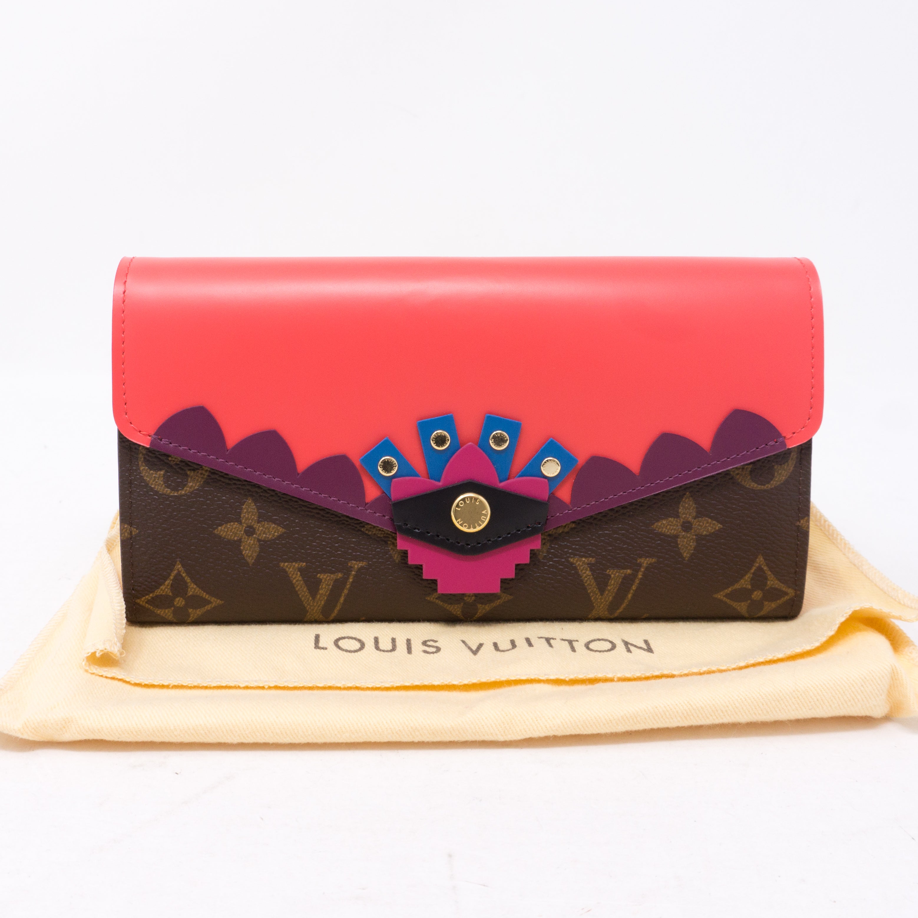 Sarah Wallet Flamingo Monogram Totem