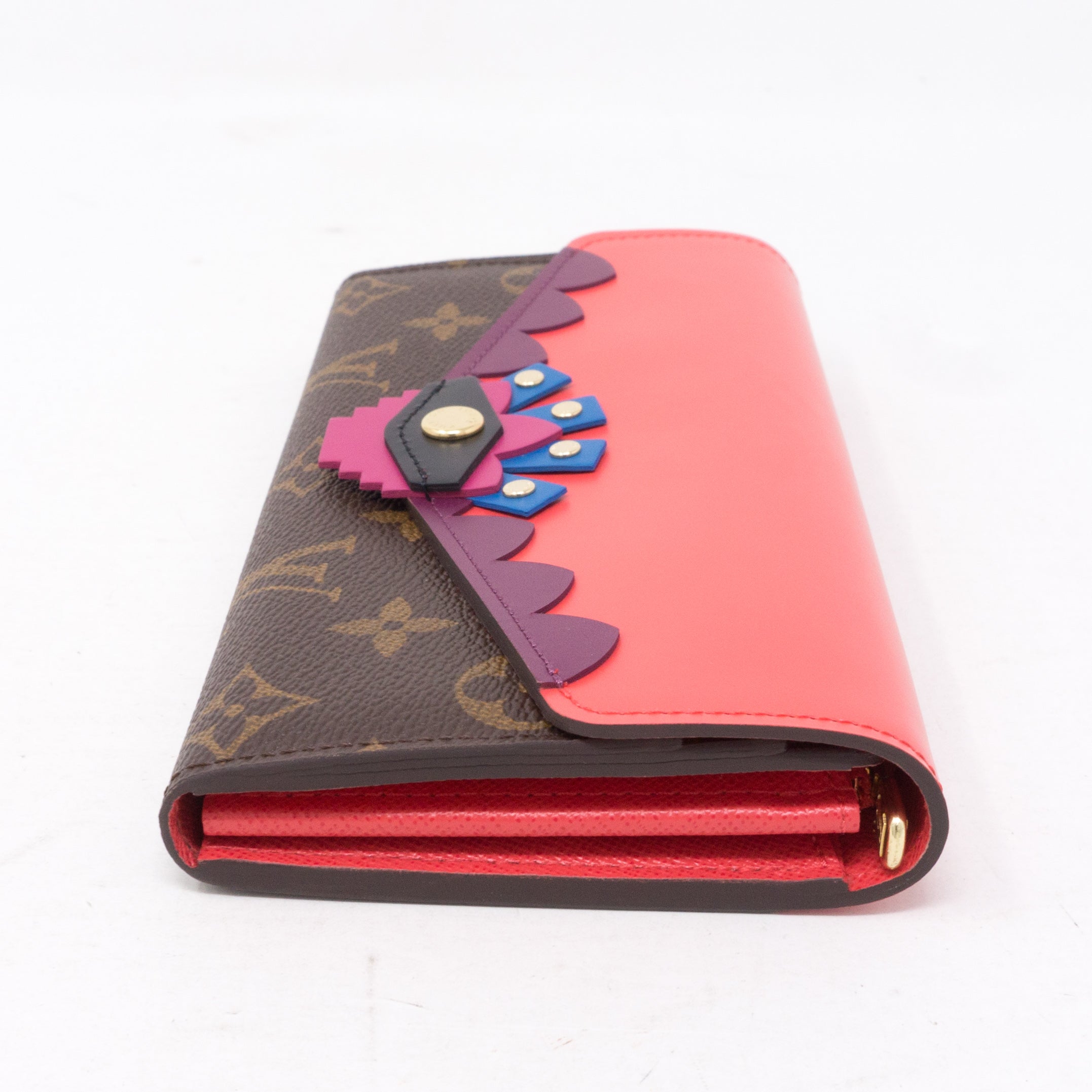 Sarah Wallet Flamingo Monogram Totem