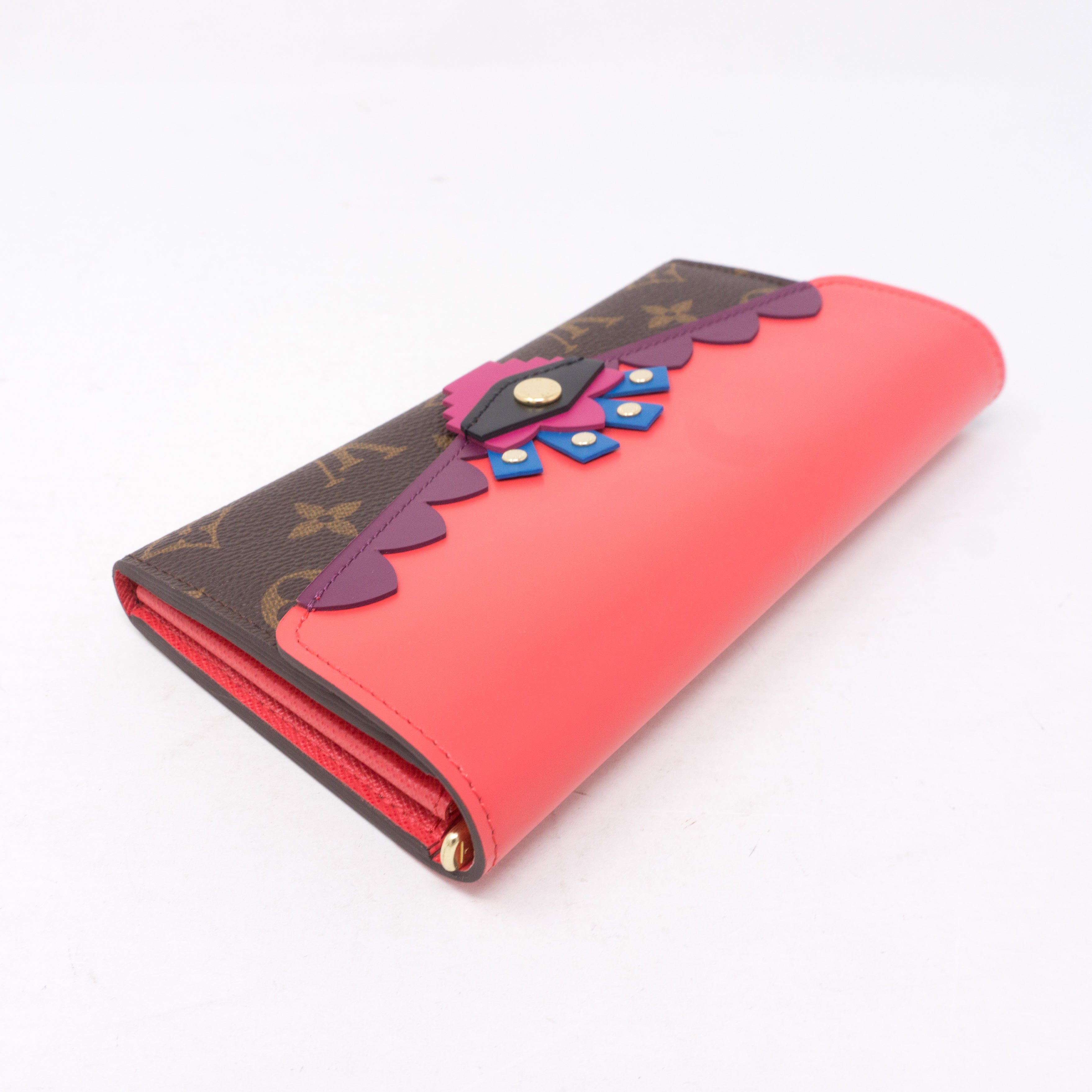 Sarah Wallet Flamingo Monogram Totem