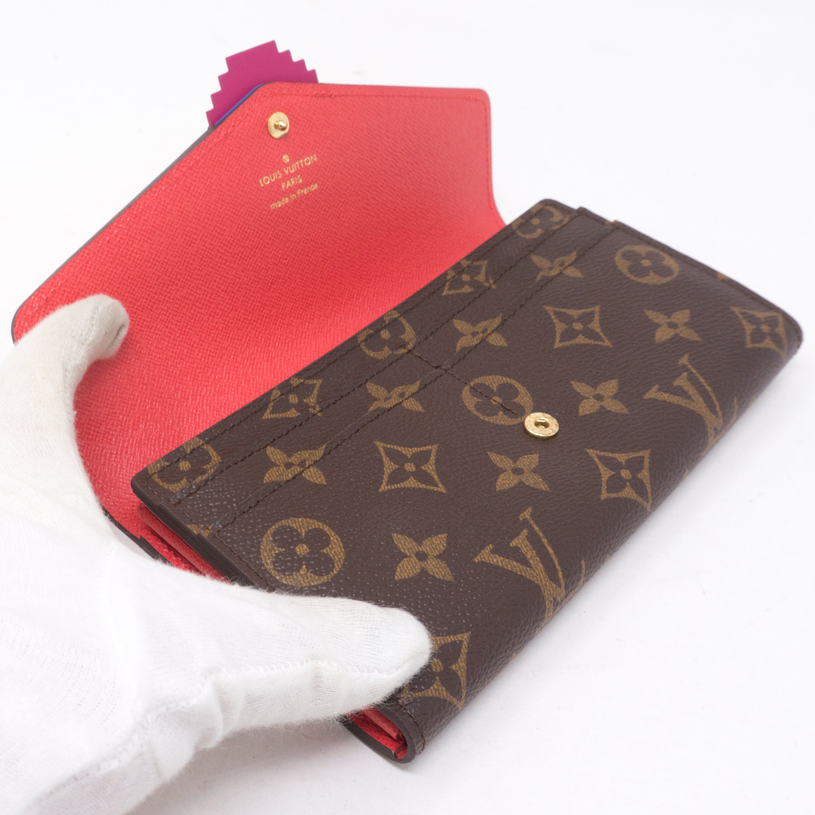 Sarah Wallet Flamingo Monogram Totem