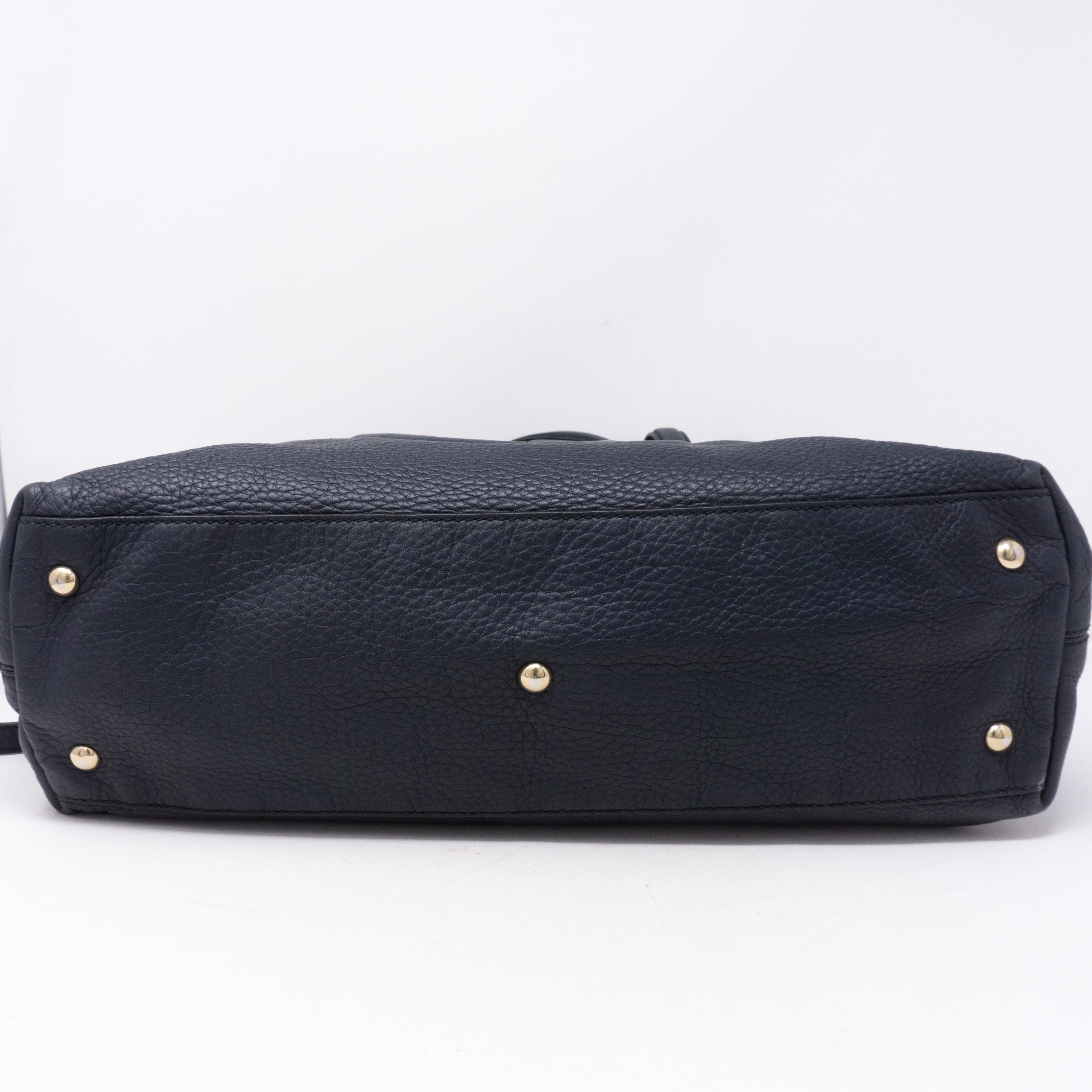 Soho Working Tote Medium Navy Blue