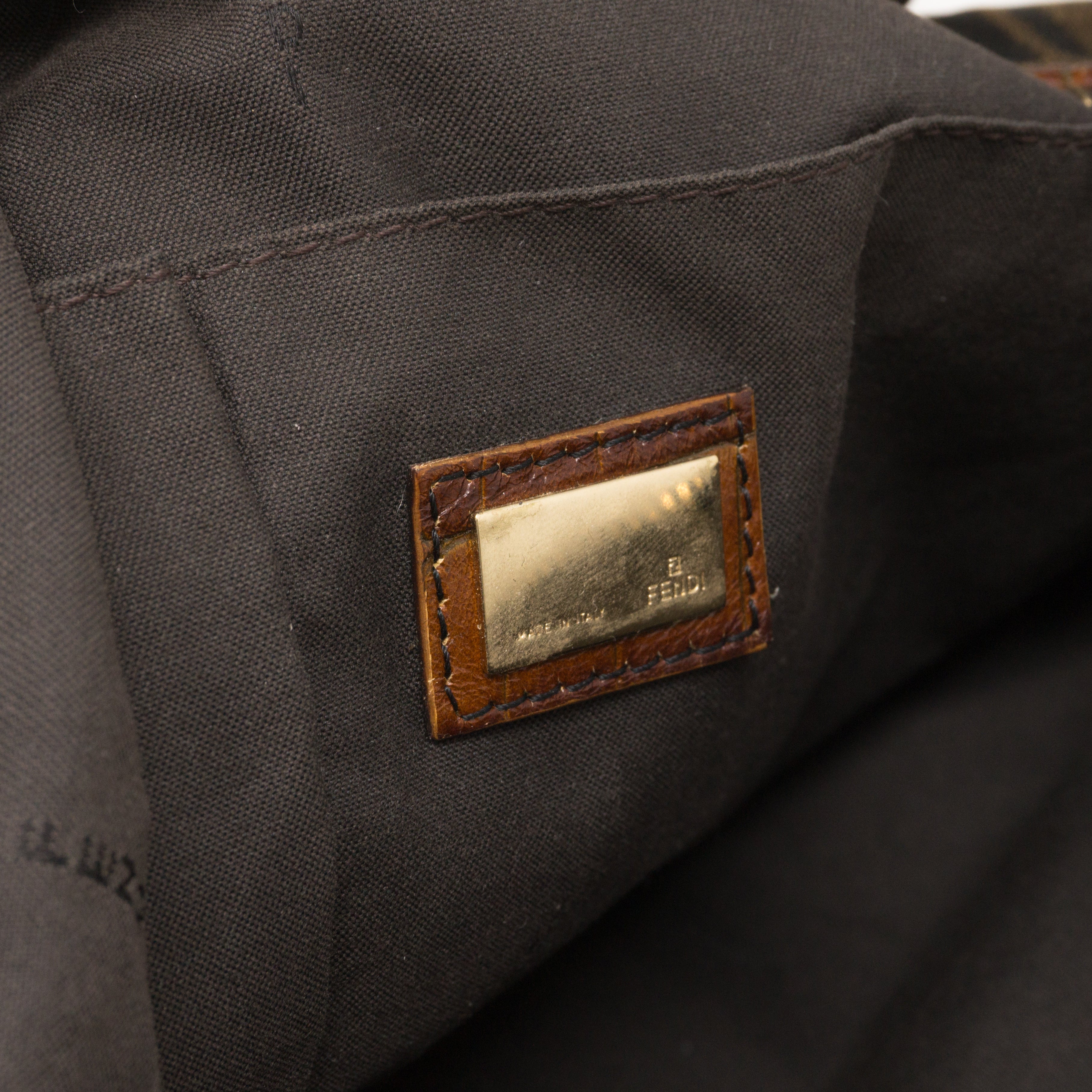 Tobacco Zucca Chef Hobo Bag