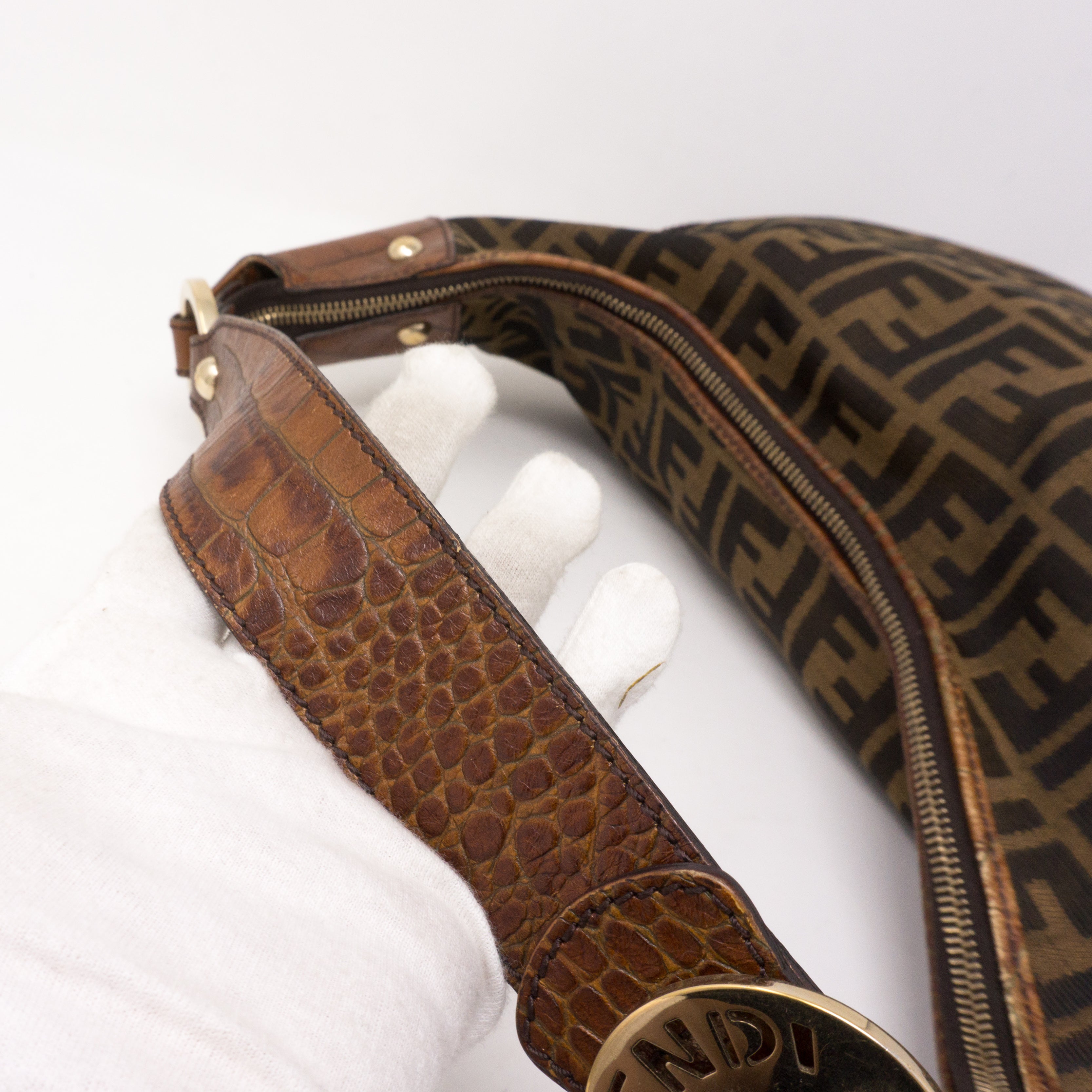 Tobacco Zucca Chef Hobo Bag
