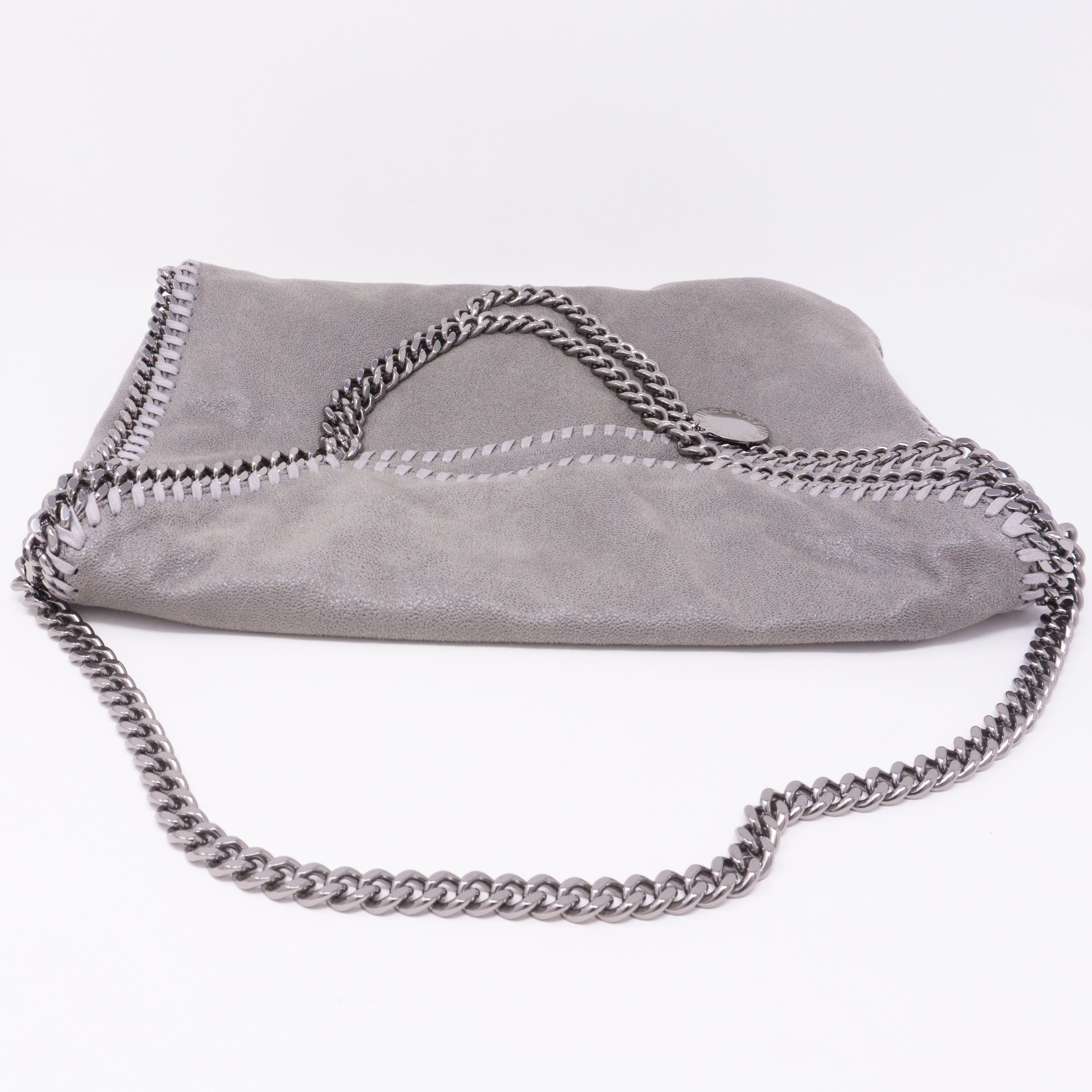 Falabella Fold Over Tote Gray