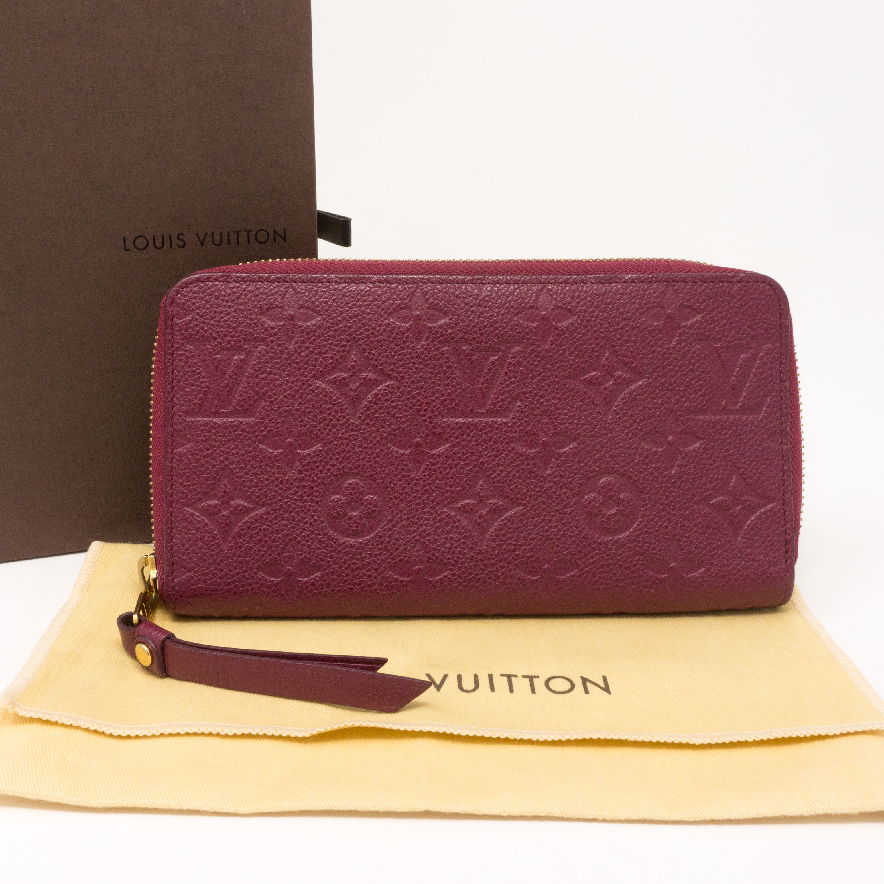 Louis Vuitton Monogram Empreinte Leather Zippy Organizer Wallet – UrbanaWay