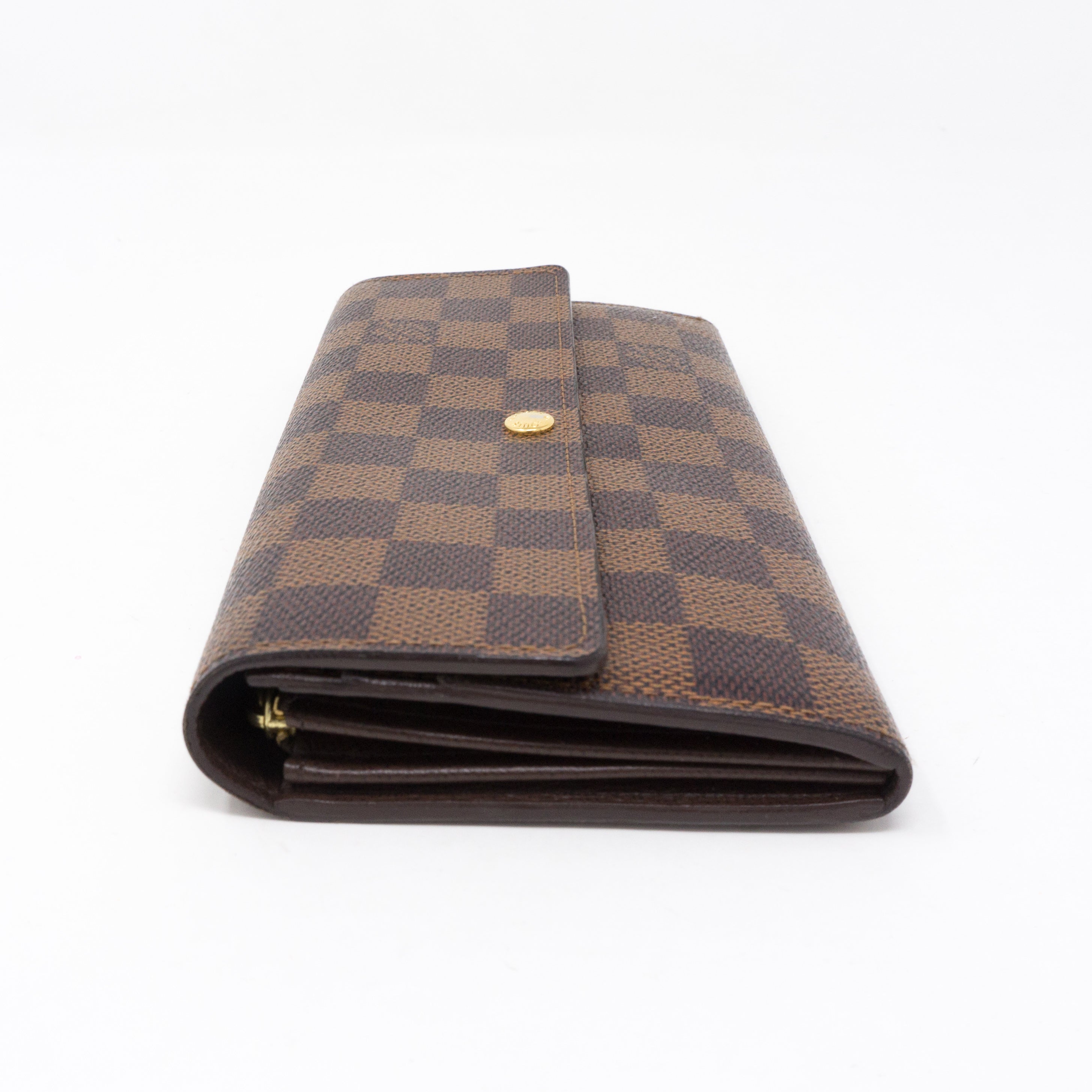 Sarah Long Wallet Damier Ebene