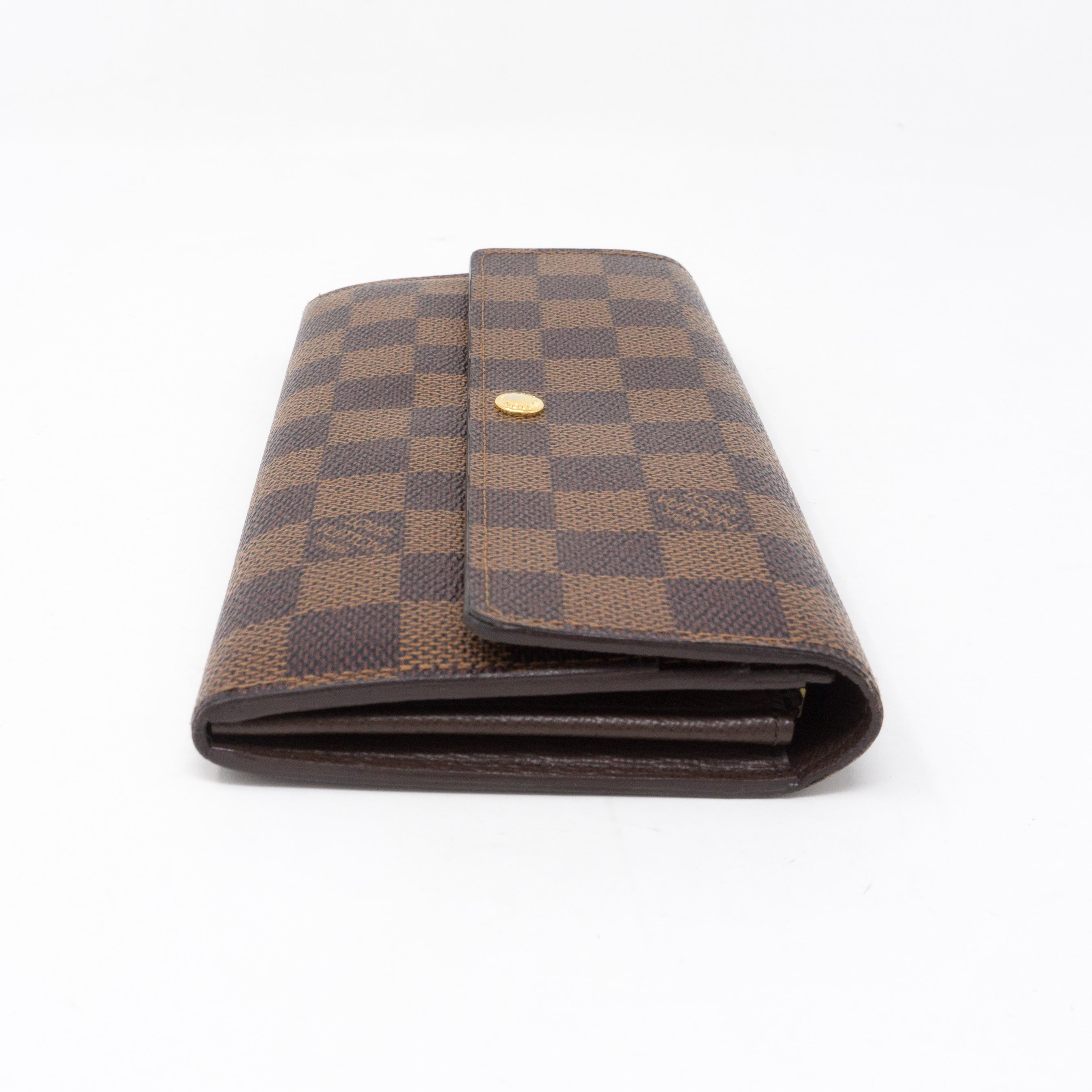 Sarah Long Wallet Damier Ebene