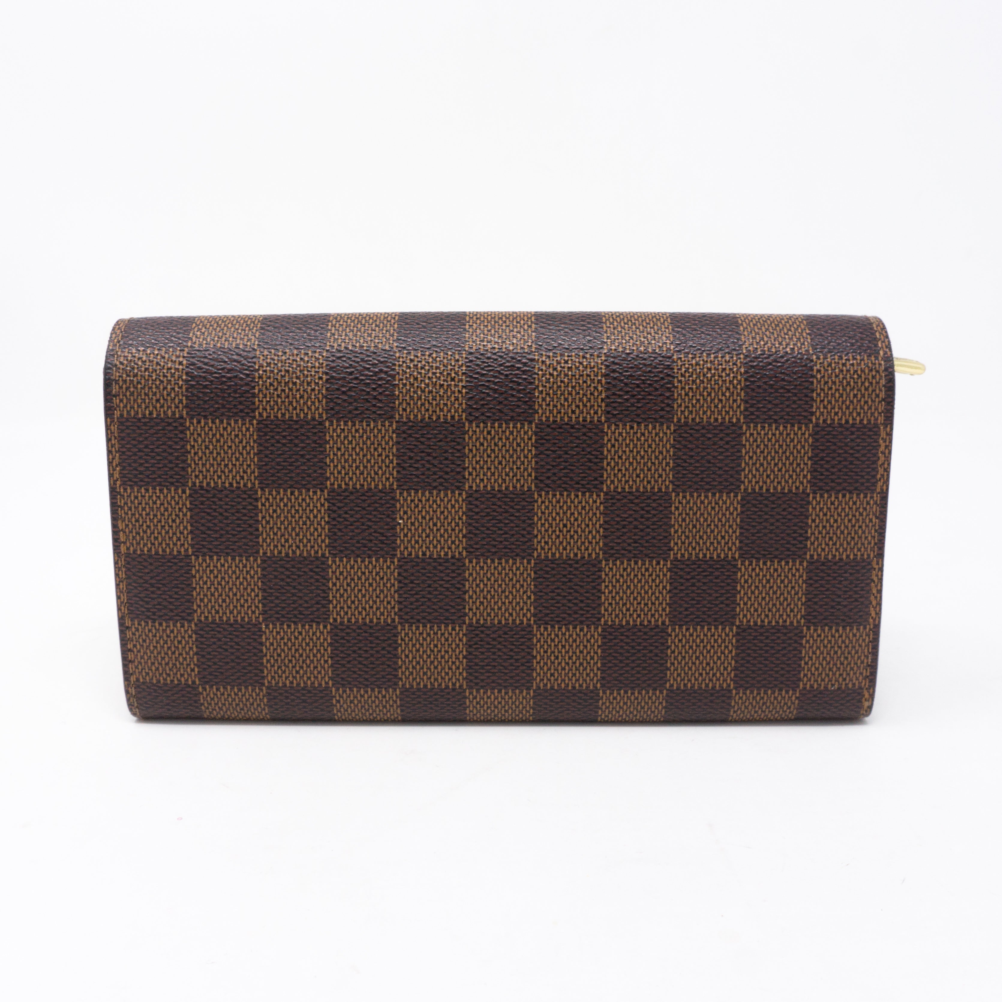 Sarah Long Wallet Damier Ebene