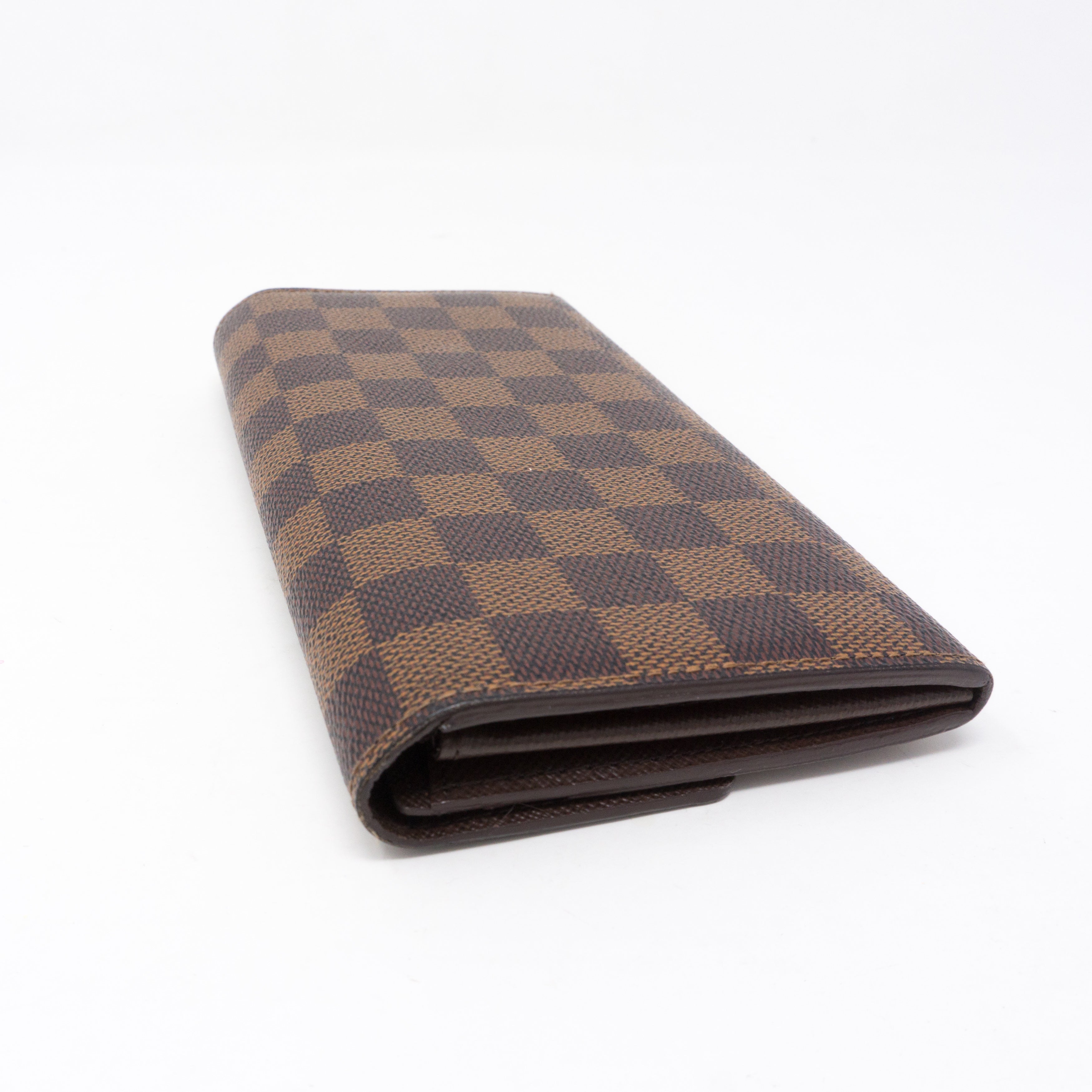 Sarah Long Wallet Damier Ebene