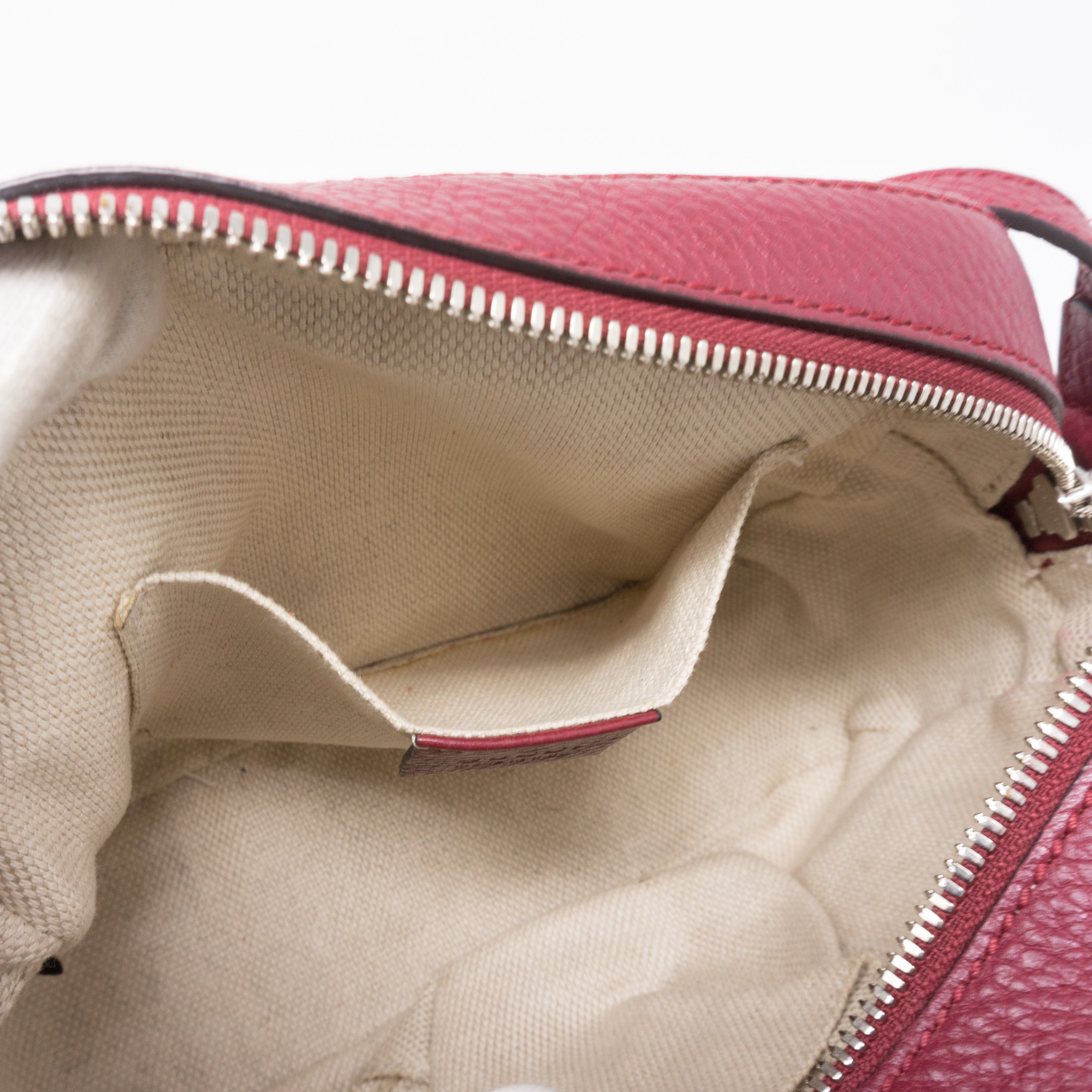 Disco Soho Studded Burgundy Leather