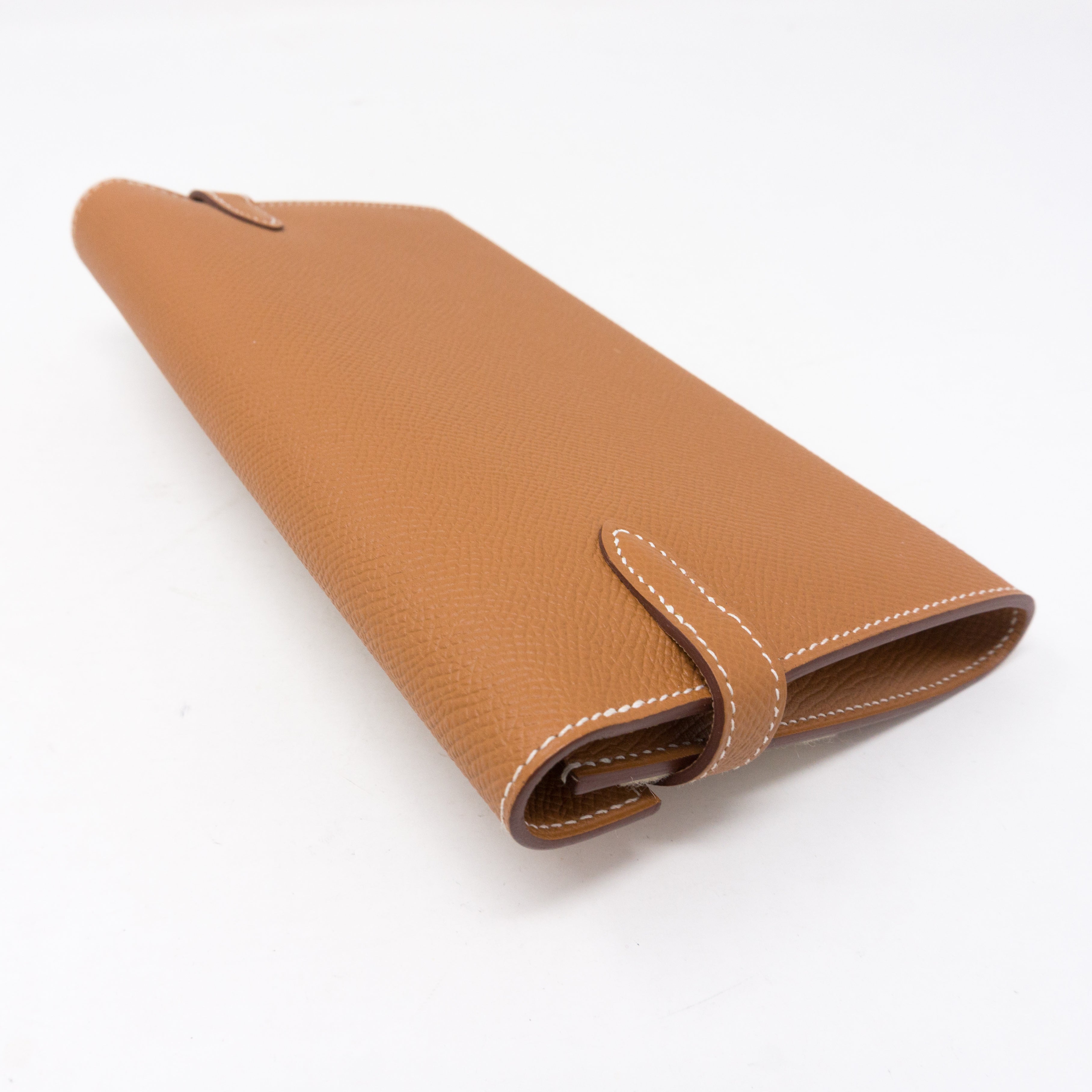 Classic Kelly Wallet Gold Leather