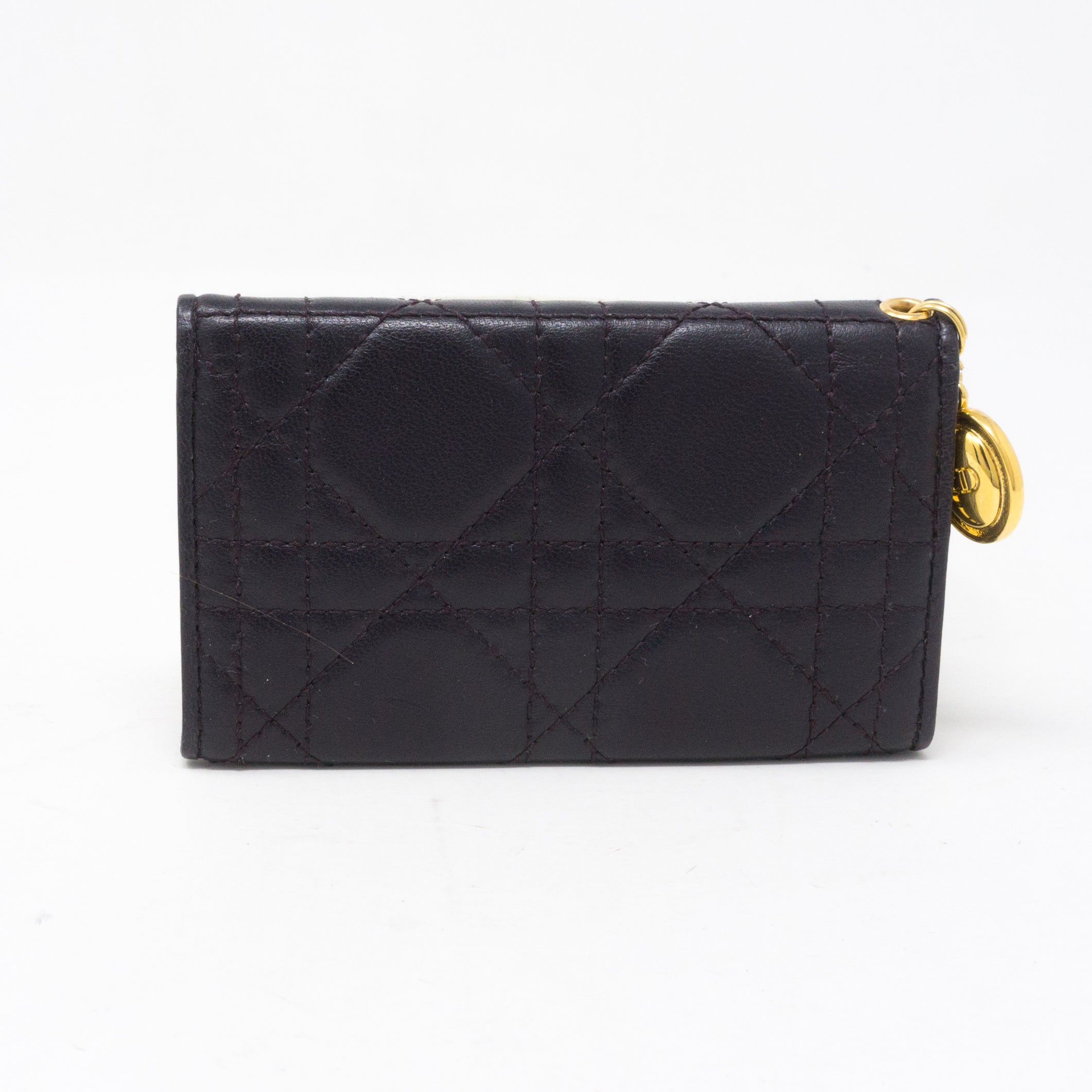 Key Case 6 Ring Dark Violet Leather