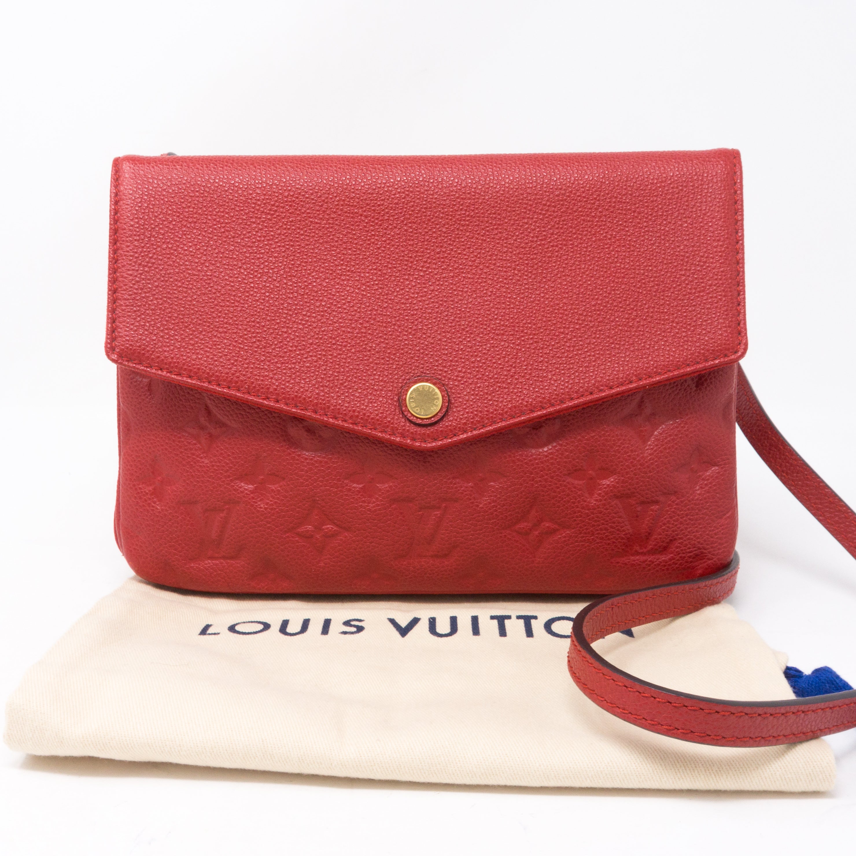 Twice Monogram Empreinte Red