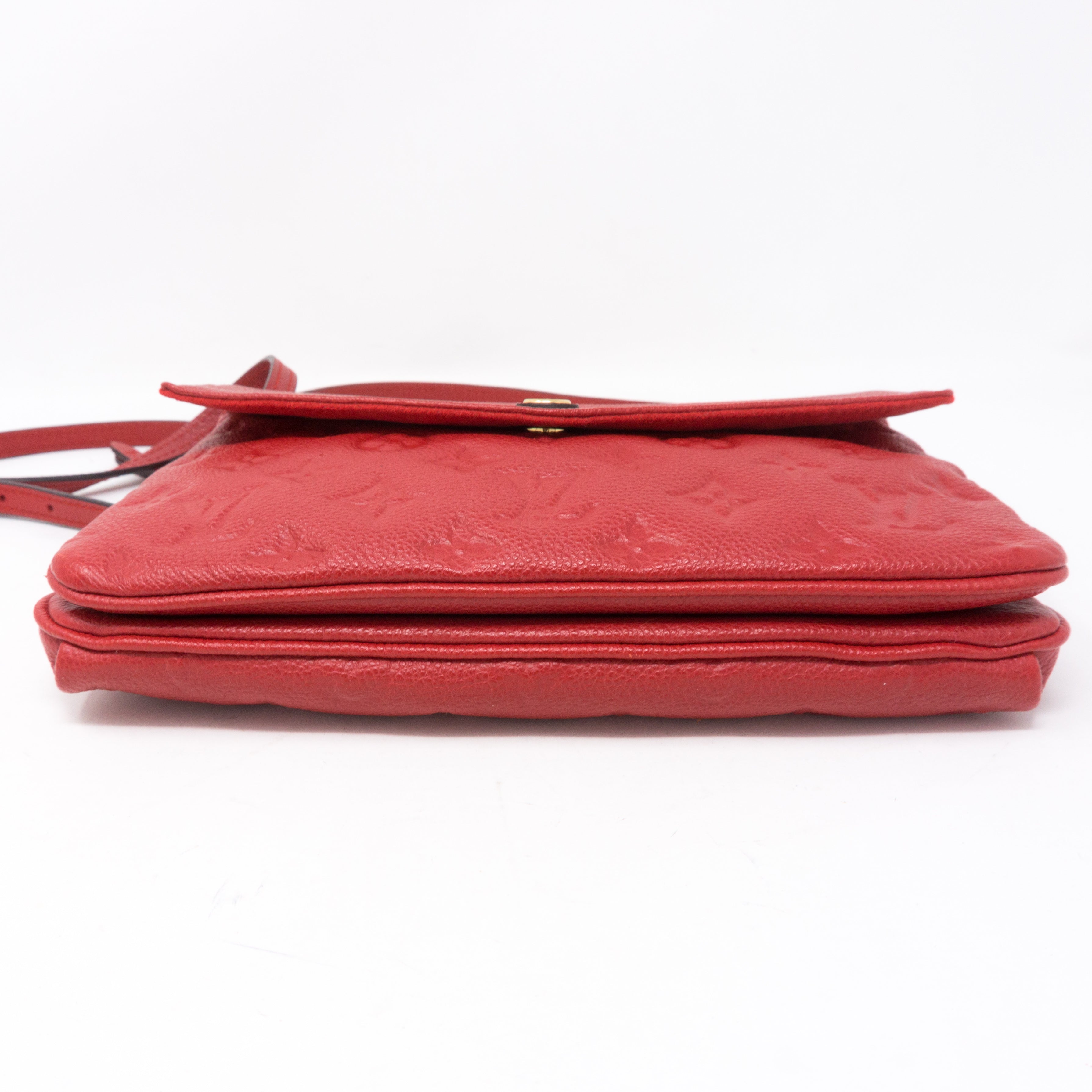 Twice Monogram Empreinte Red