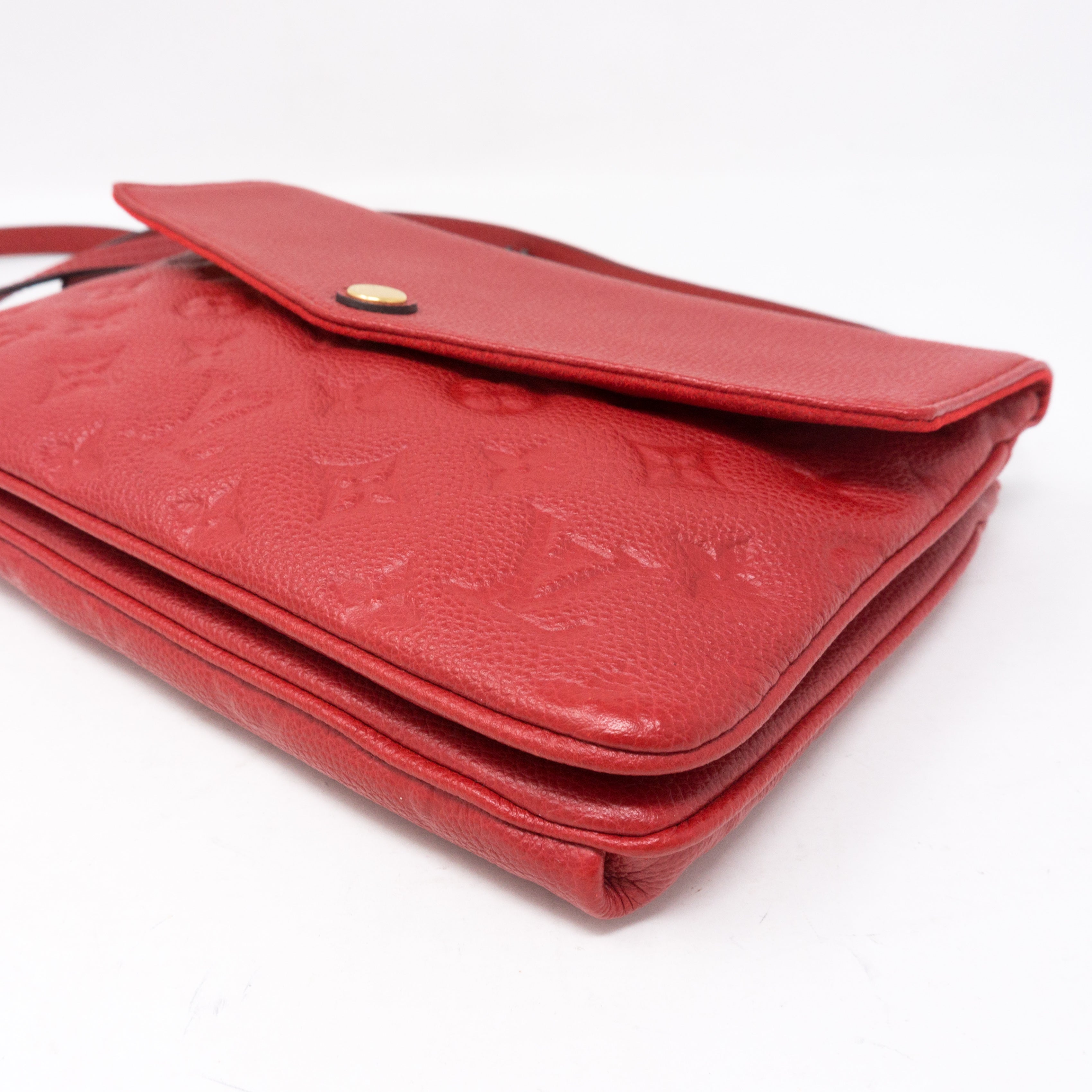 Twice Monogram Empreinte Red