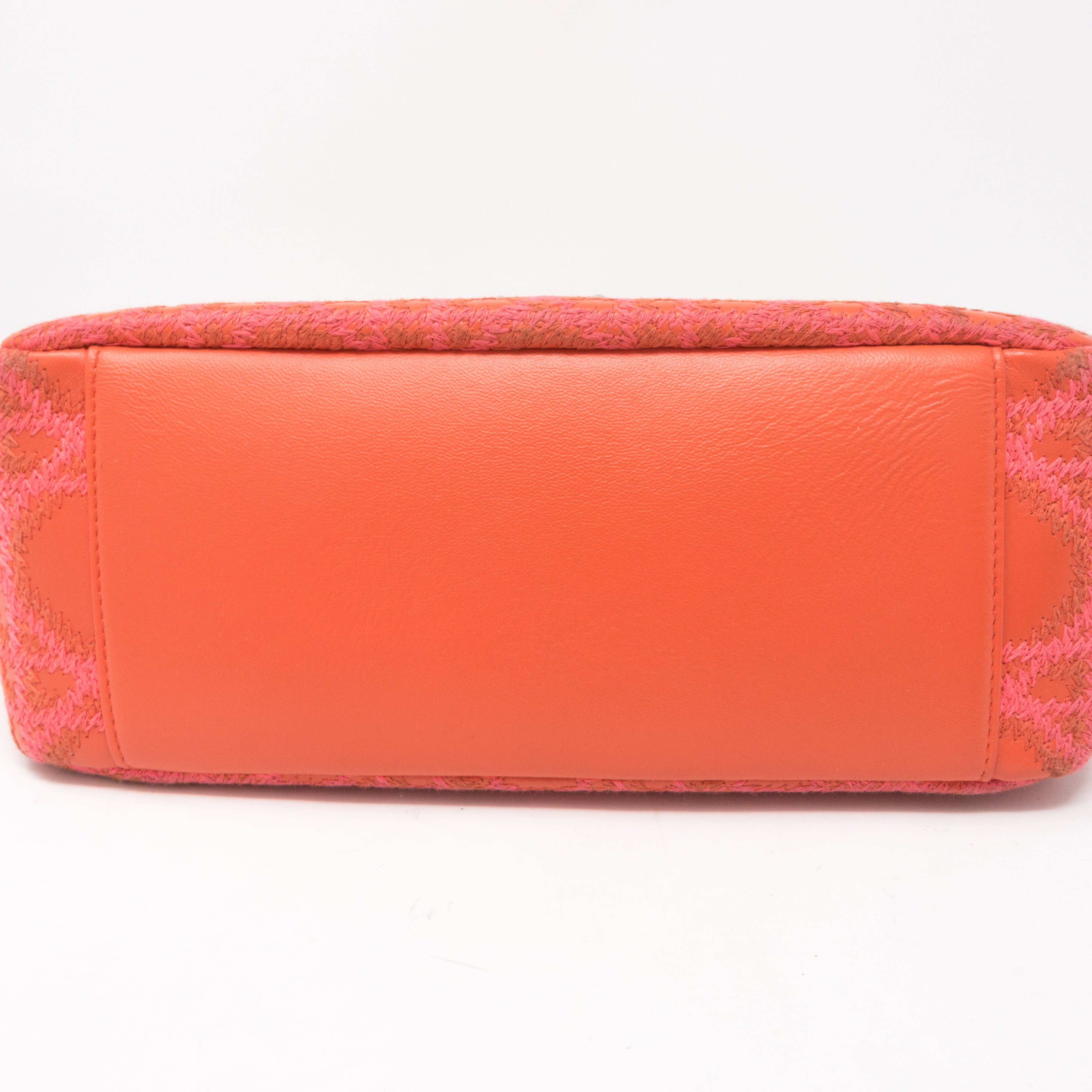 Miss Dior Flap Bag Embroidered Leather